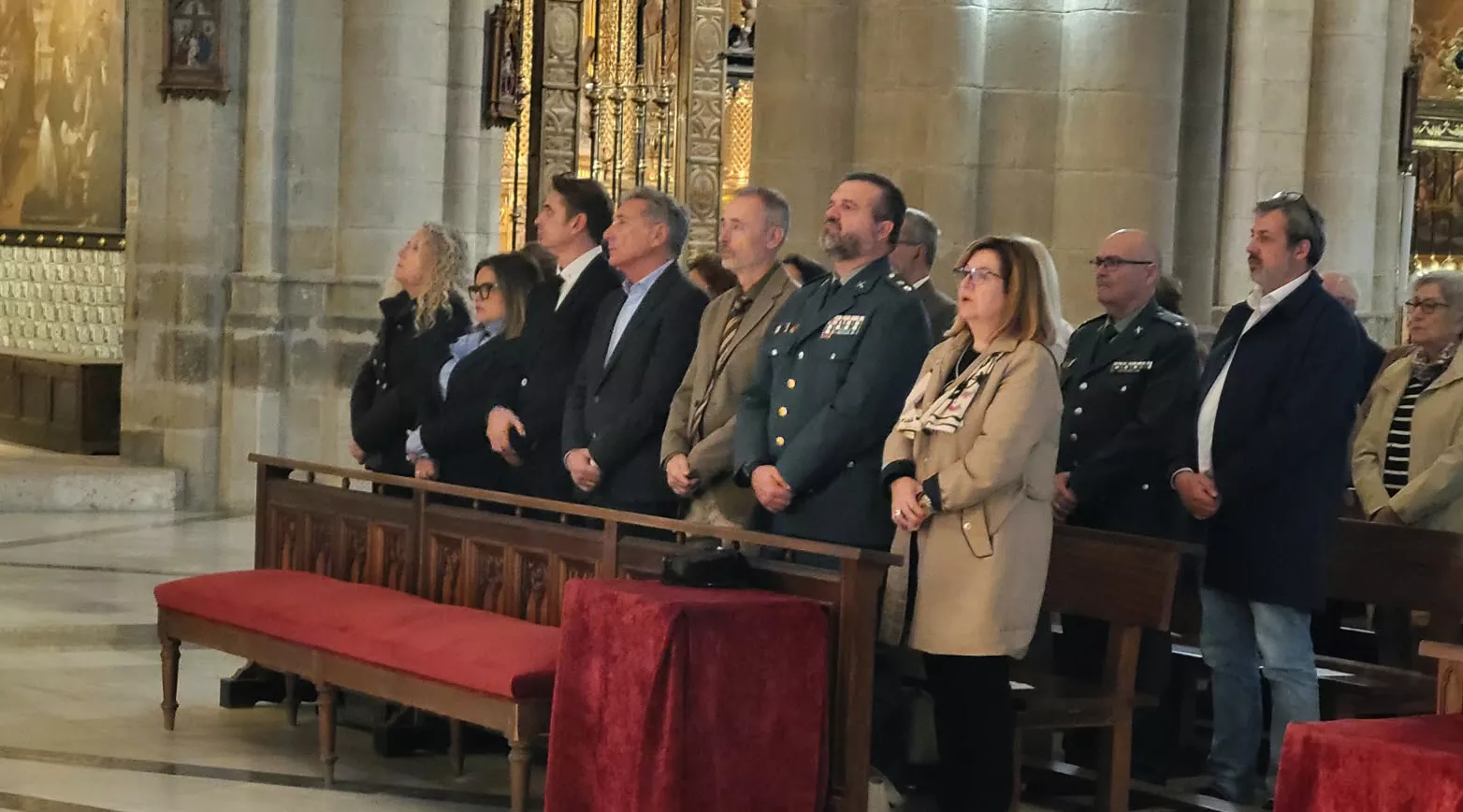 Eucaristía en sufragio por don Javier Osés en la Catedral de Huesca. Foto Javier García Antón