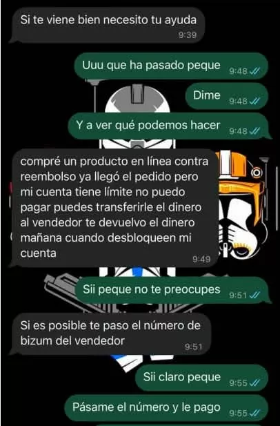 La Policía alerta de una estafa que suplanta WhatsApp.