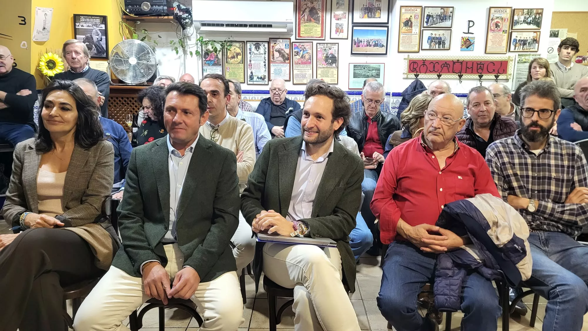 Homenaje de la Peña Taurina Oscense a Tomás Luna en el 25 aniversario de su alternativa