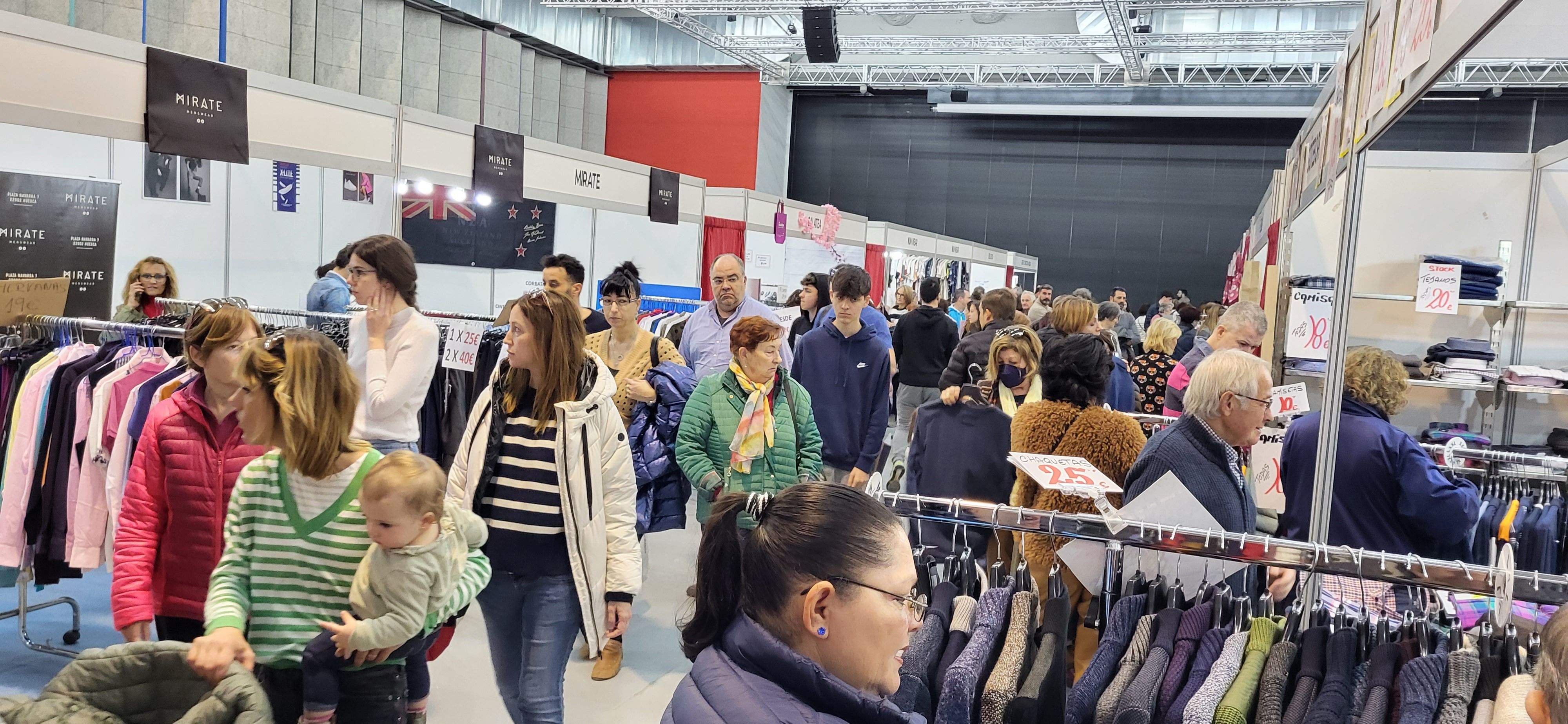Feria del Stock del Comercio de Huesca. Foto: Mercedes Manterola