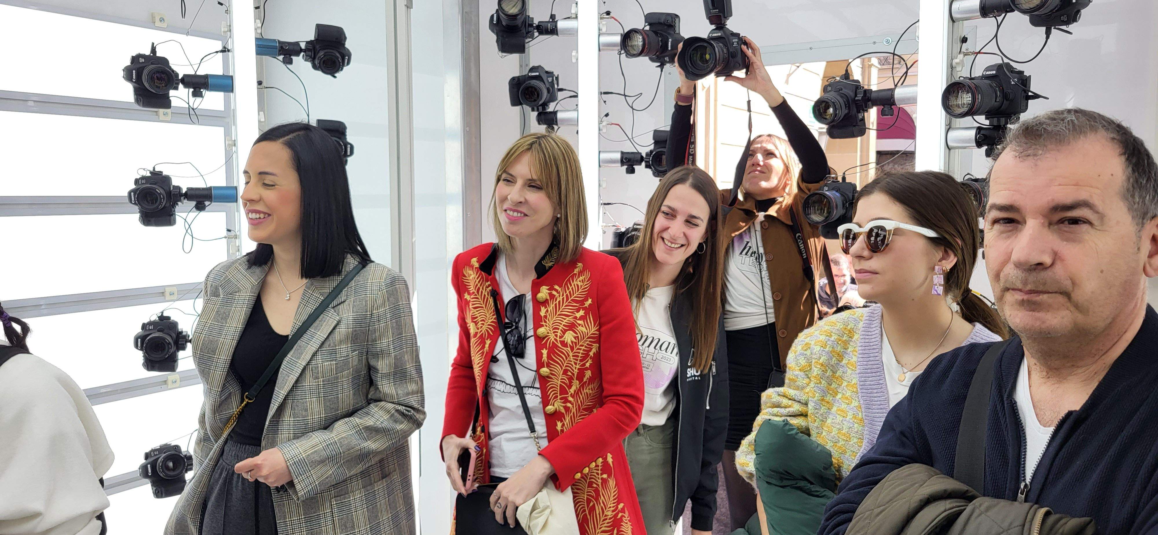 Estudio de fotogrametría de Shu Digital, presentado en la pasada edición de Huomantech. Foto Myriam Martínez