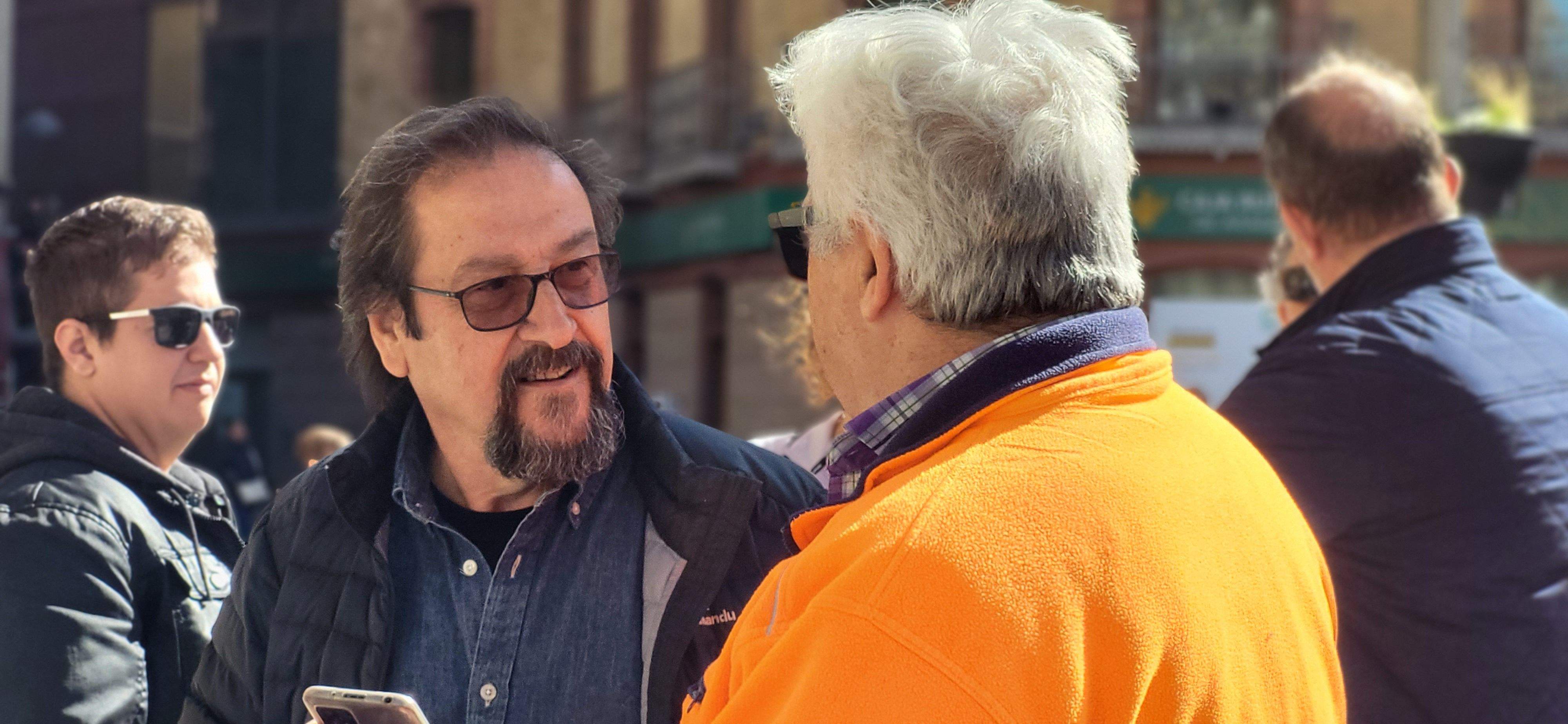Julio Luzán, feliz con el éxito de La sociedad de la nieve. Foto Myriam Martínez