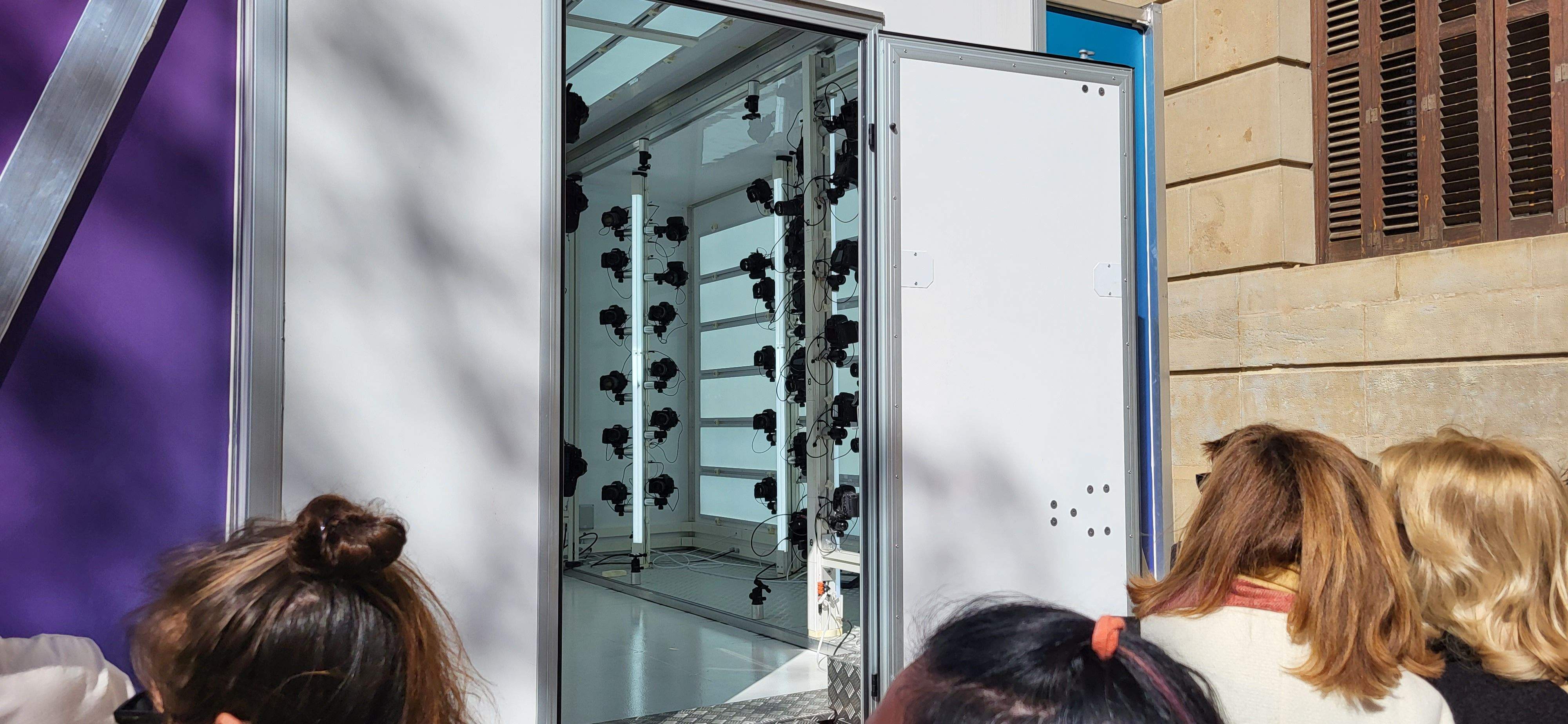 Presentación del estudio de fotogrametría de Shu Digital. Foto Myriam Martínez