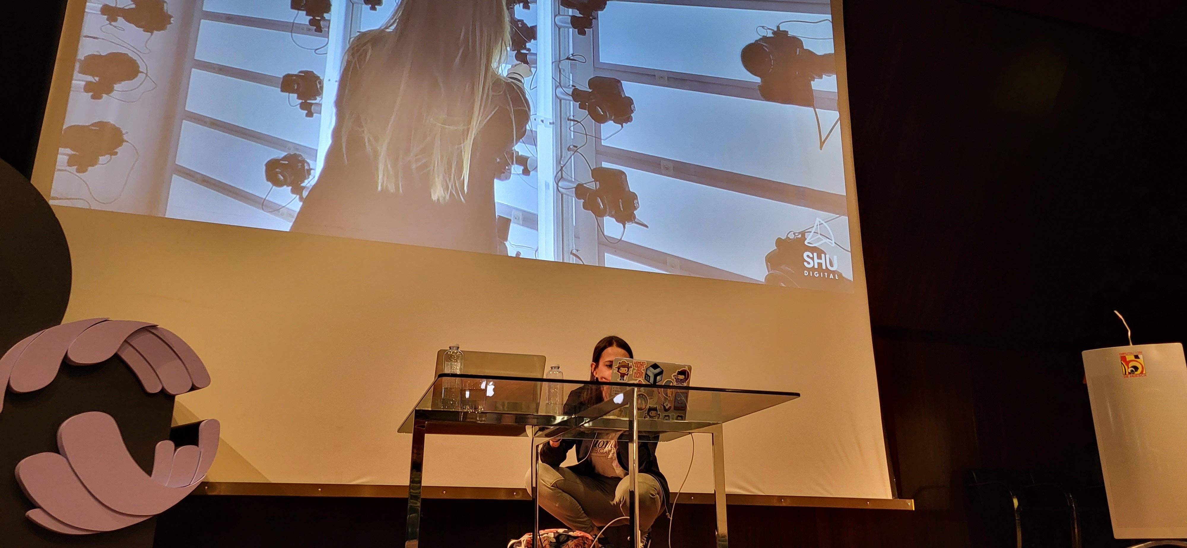 Presentación del estudio de fotogrametría de Shu Digital. Foto Myriam Martínez