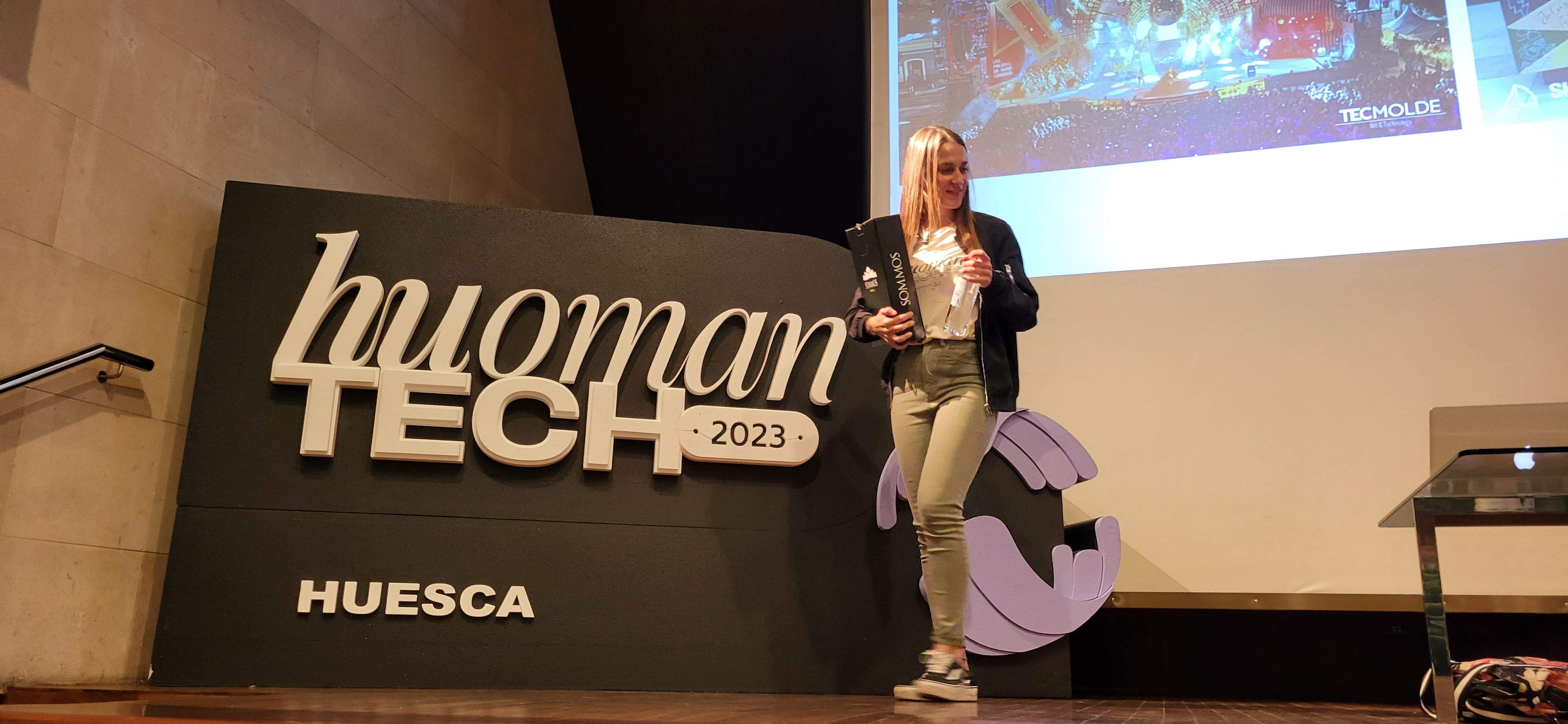 Irene Luzán, en Houman Tech. Foto Myriam Martínez