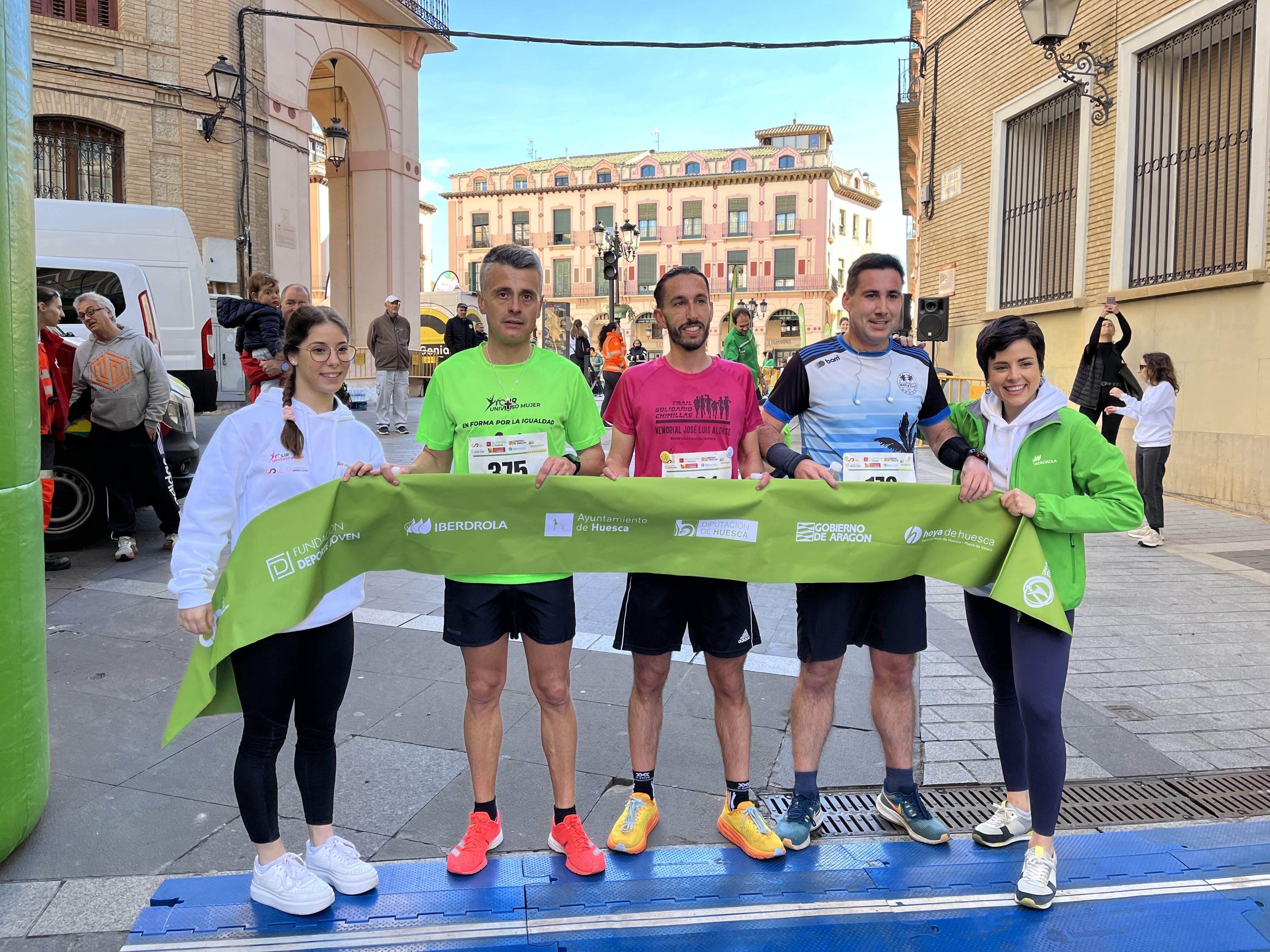 Los ganadores en categoría absoluta masculina. Foto: A. Mora
