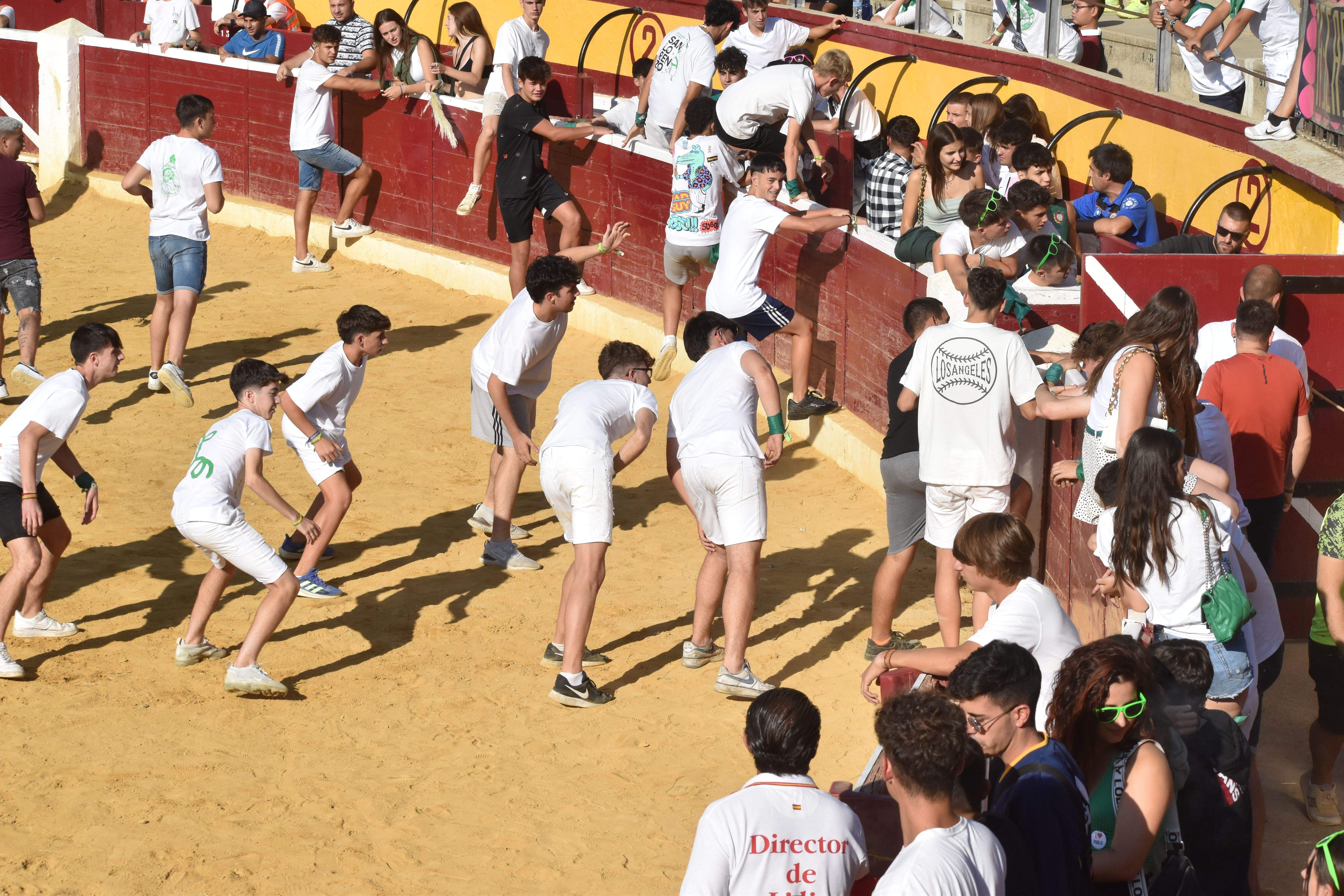 Vaquillas de este lunes 15 de agosto. Foto Carlos Jalle