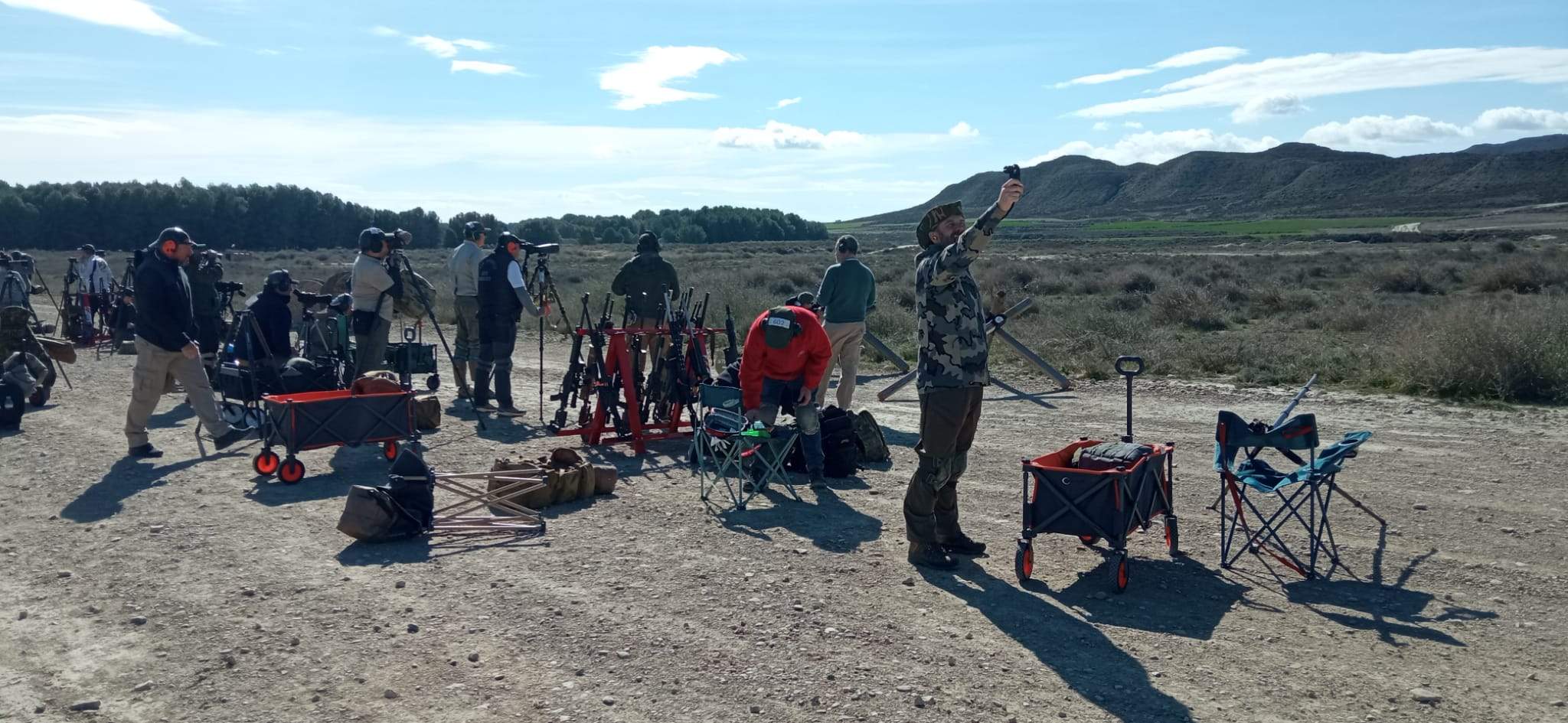 Campeonato de tiro de precisión PRS en el Aeródromo Tardienta-Monegros