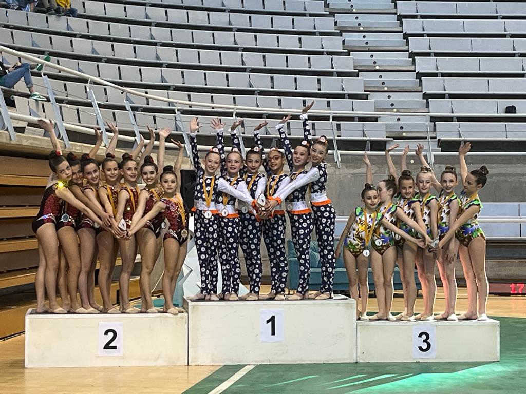 El Club 90 Huesca fue el que más podios consiguió con una docena de medallas.