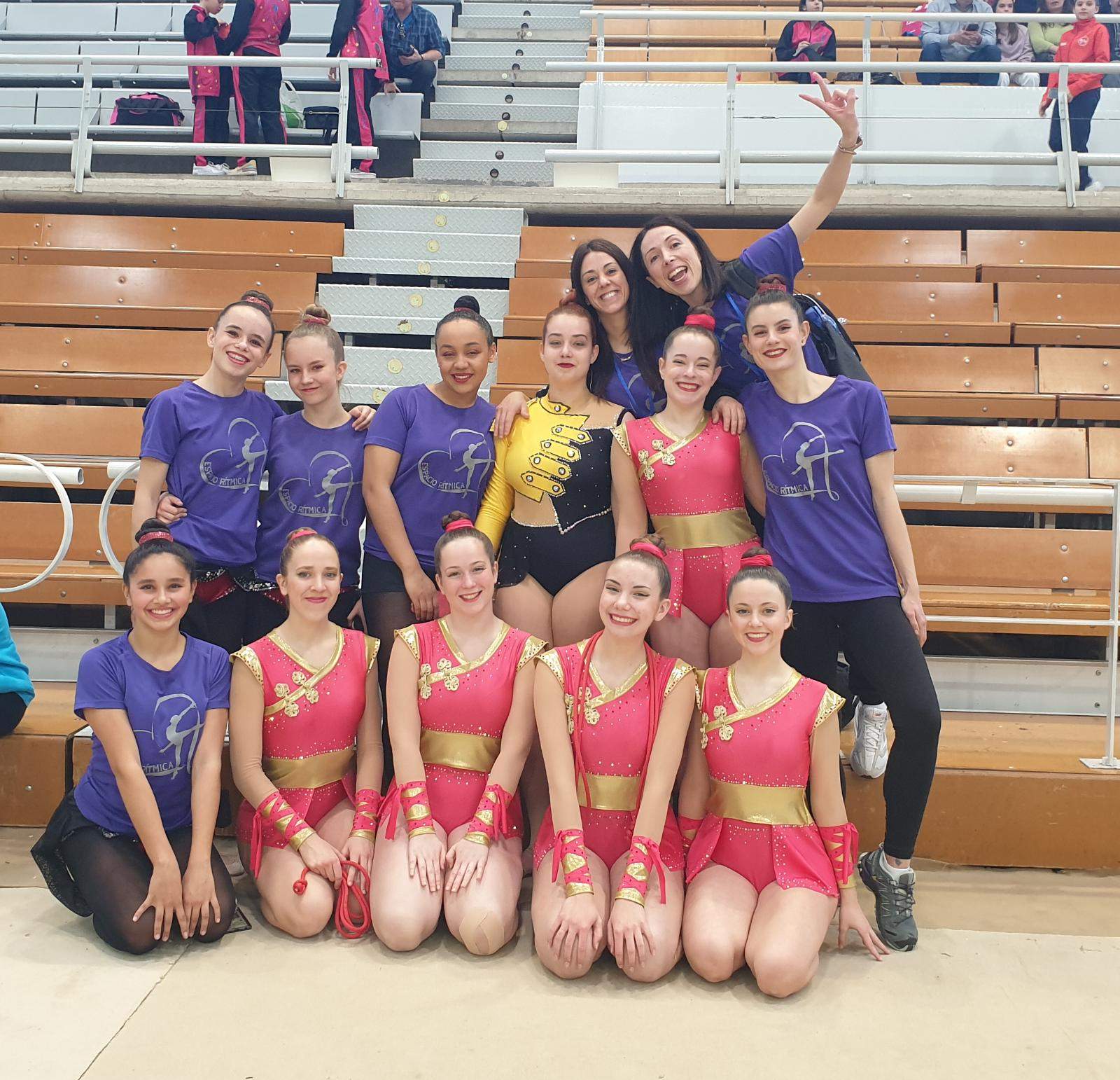 Espacio Rítmica Monzón en el Trofeo Promoción Aragón