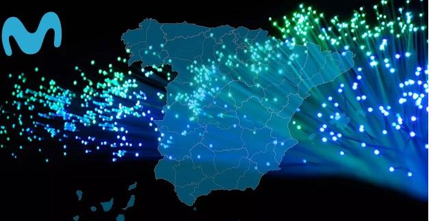 La cobertura de fibra óptica de Movistar aumenta