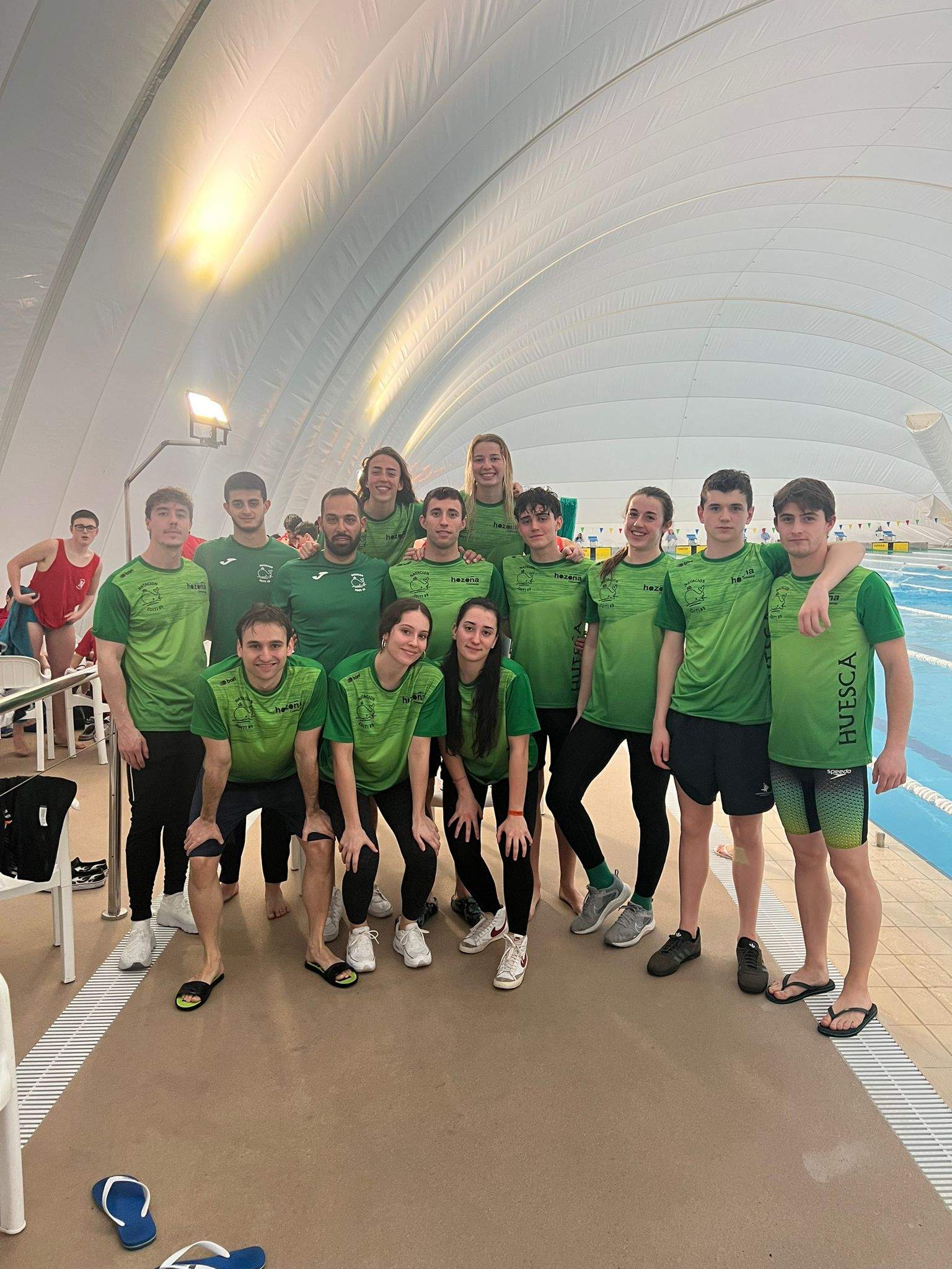 Grupo de Zoiti 89 en la Copa de Aragón Individual