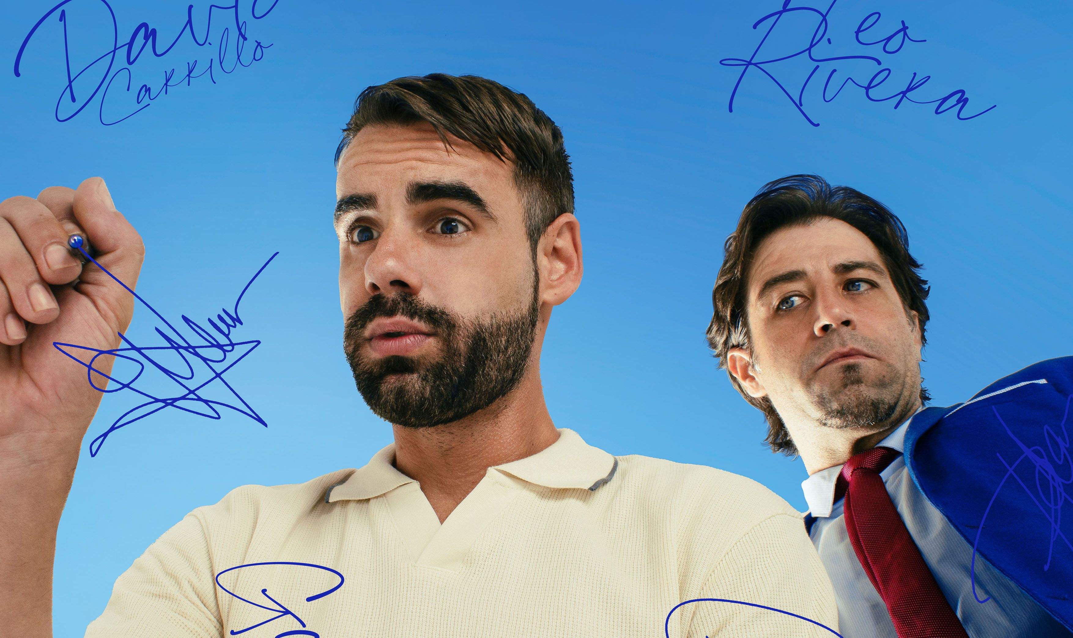 Leo Rivera y David Carrillo protagonistas de 'El crédito'.