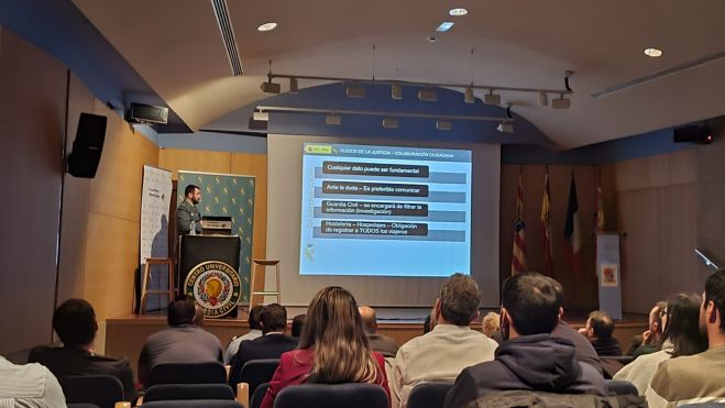 Imagen de la jornada sobre seguridad celebrada en el Palacio de Villahermosa. Imagen de la jornada sobre seguridad celebrada en el Palacio de Villahermosa.