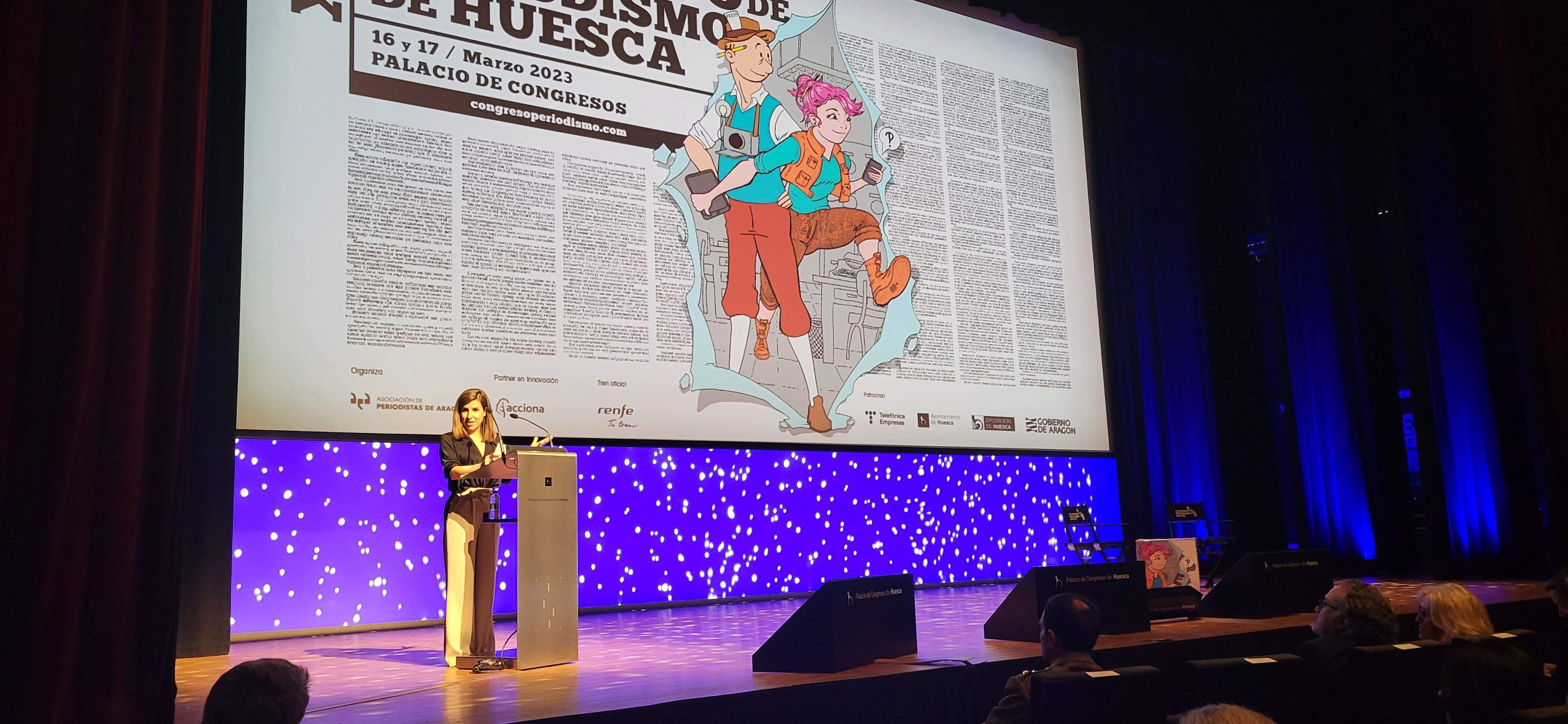 Patricia Ciria, directora de Informativos de Aragón TV.  Foto Myriam Martínez