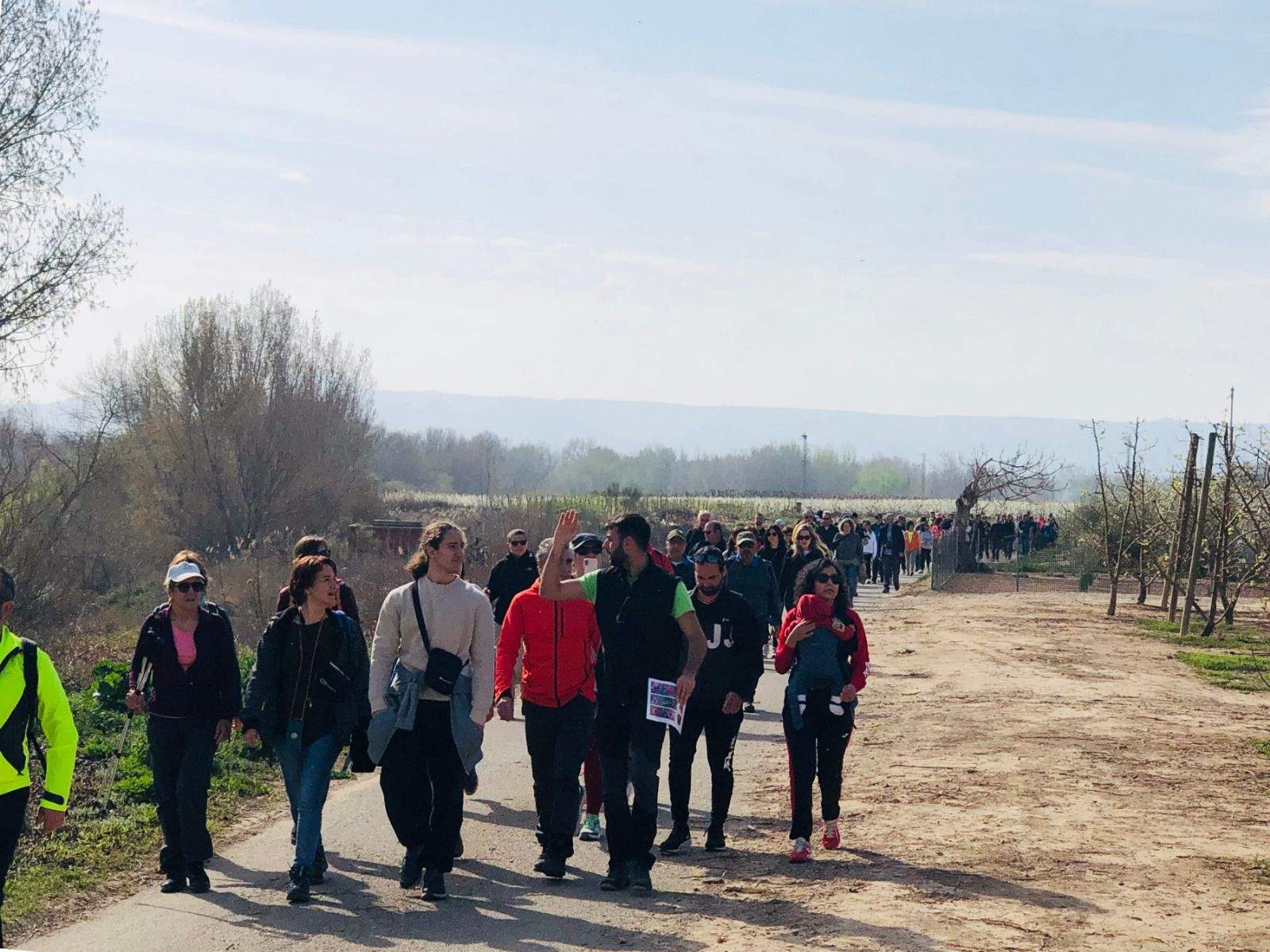 Ruta de la floración en Torrente de Cinca