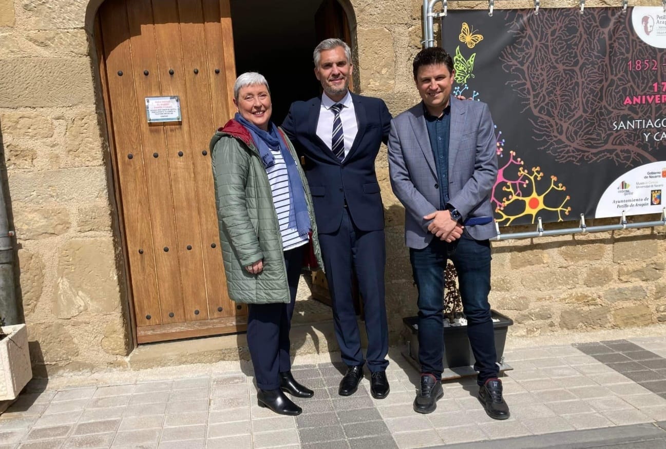 Ayerbe, en el nombramiento de Santiago Ramón y Cajal como Hijo Predilecto de Petilla de Aragón 