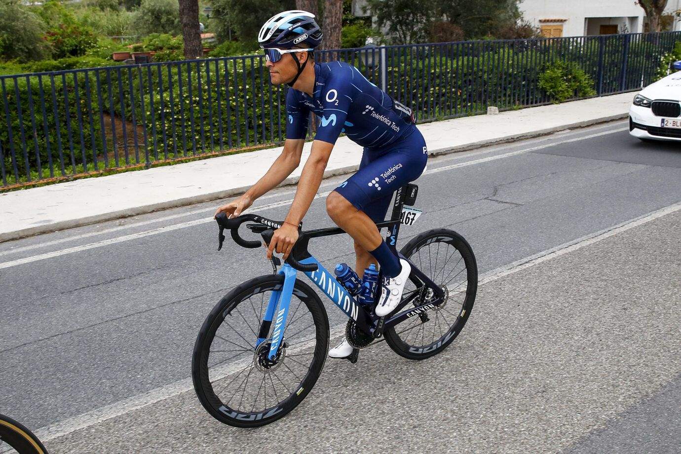 Samitier en una prueba de este año. Foto: Movistar Team