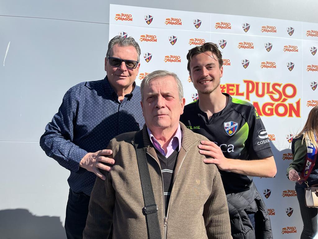 Photocall en El Alcoraz, todos a disfrutar del derbi