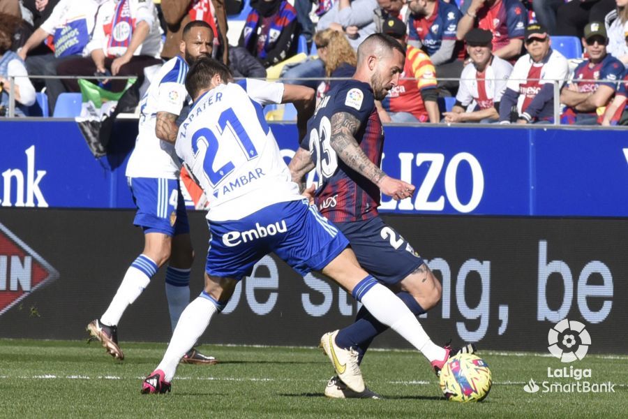 Derbi SD Huesca Real Zaragoza. Foto La Liga