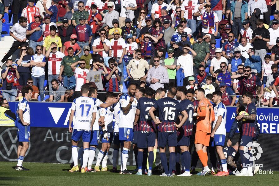 Derbi SD Huesca Real Zaragoza. Foto La Liga 