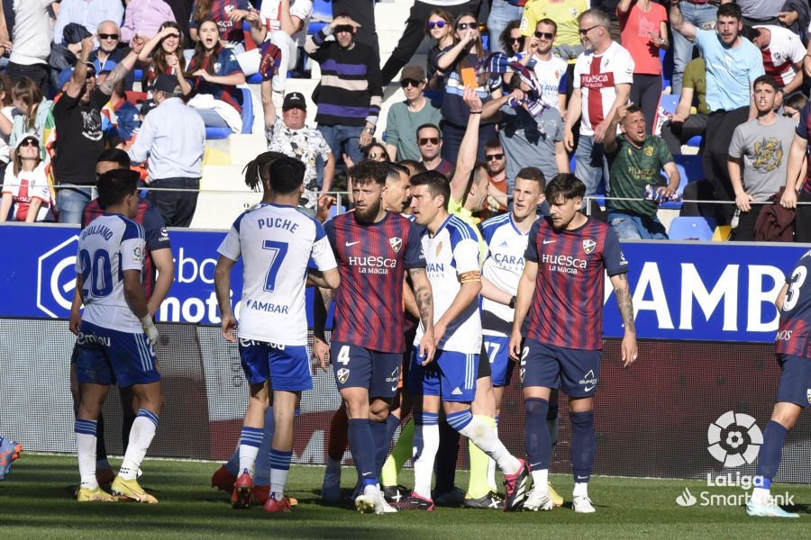 Derbi SD Huesca Real Zaragoza. Foto La Liga 