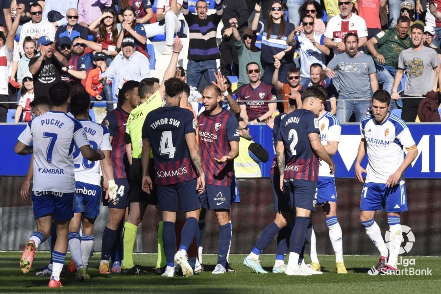 Derbi SD Huesca Real Zaragoza. Foto La Liga 
