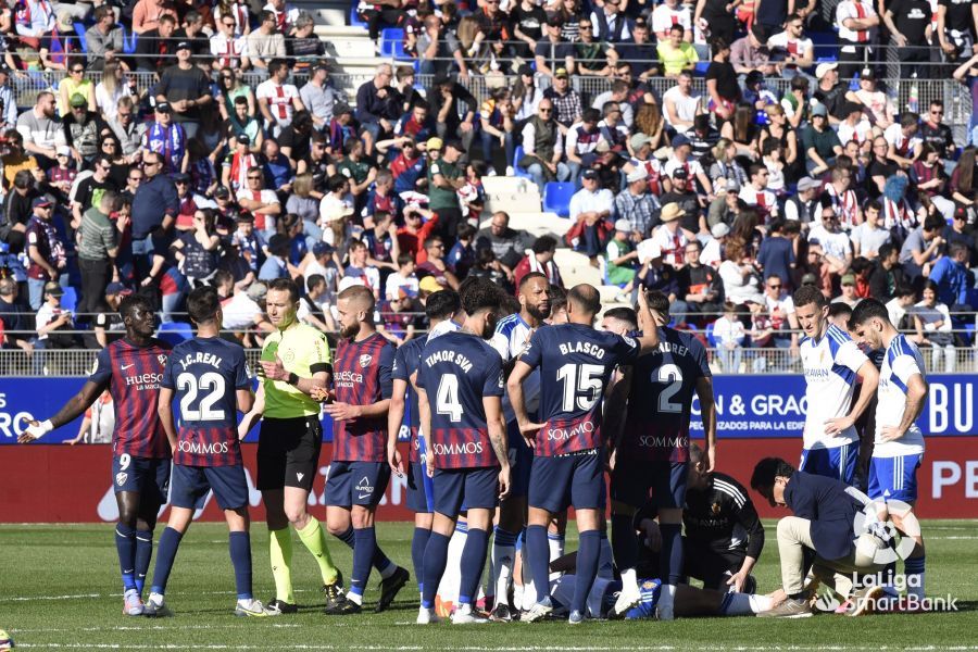 Derbi SD Huesca Real Zaragoza. Foto La Liga 