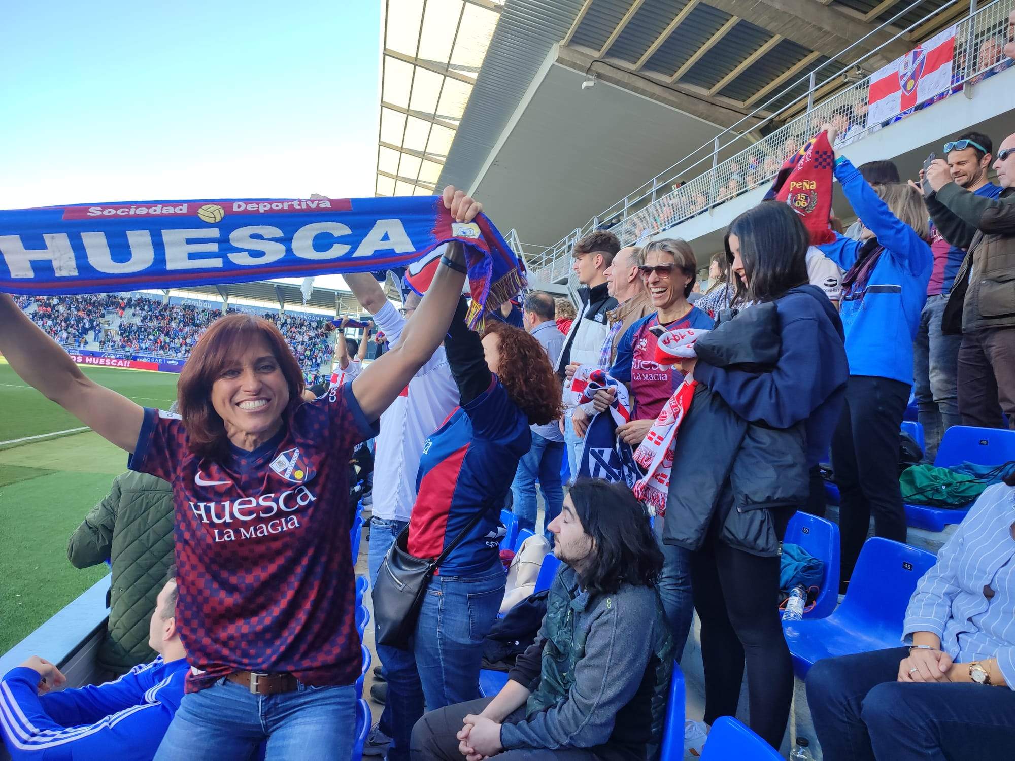 Último derbi entre la SD Huesca y el Real Zaragoza. Foto La Liga