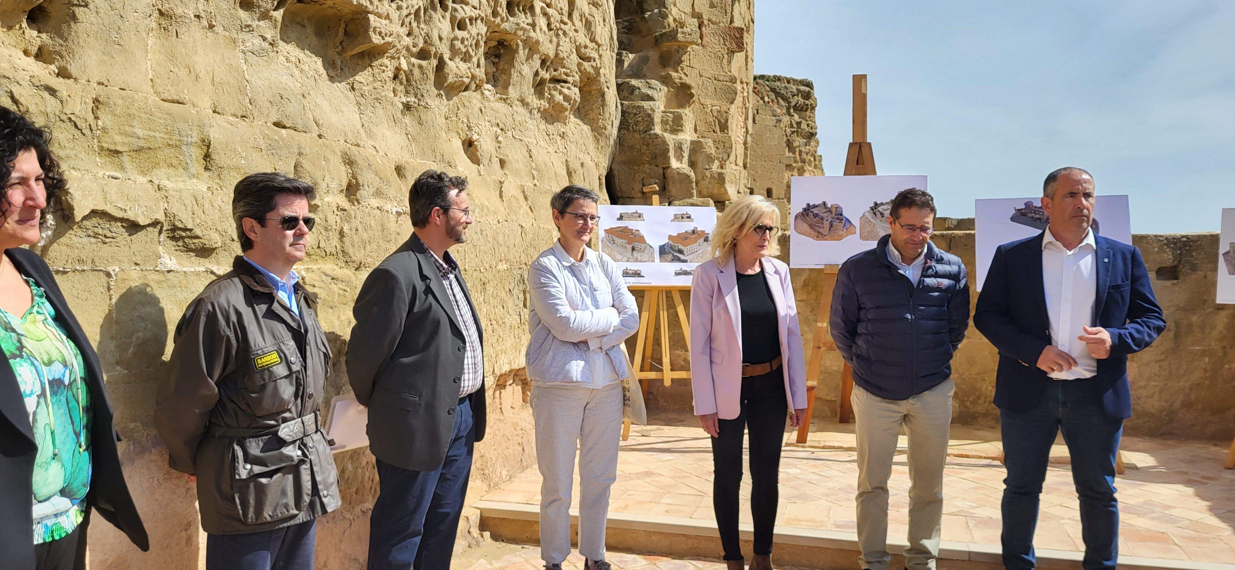 Presentación de las obras de recuperación y consolidación del Castillo de Montearagón ya finalizadas. Presentación de las obras de recuperación y consolidación del Castillo de Montearagón ya finalizadas.