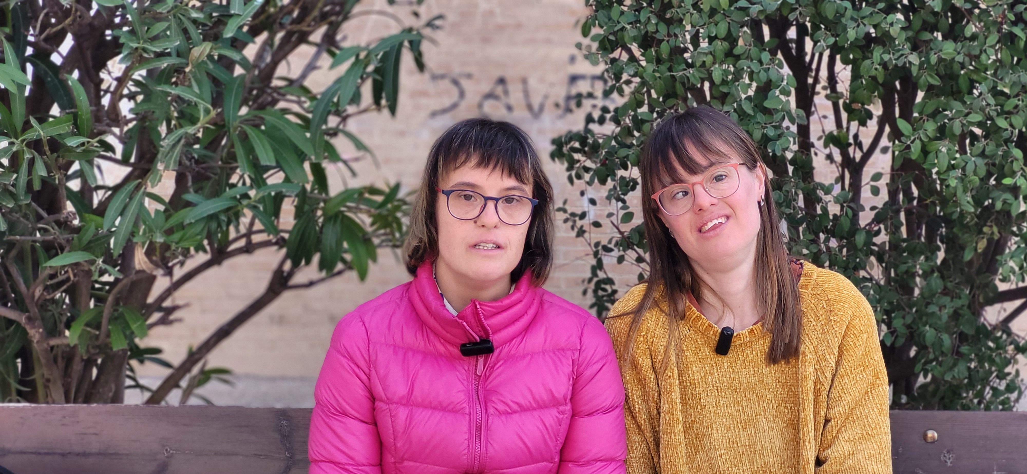 Loreto Peirón y Lidia Arasanz. Foto Myriam Martínez