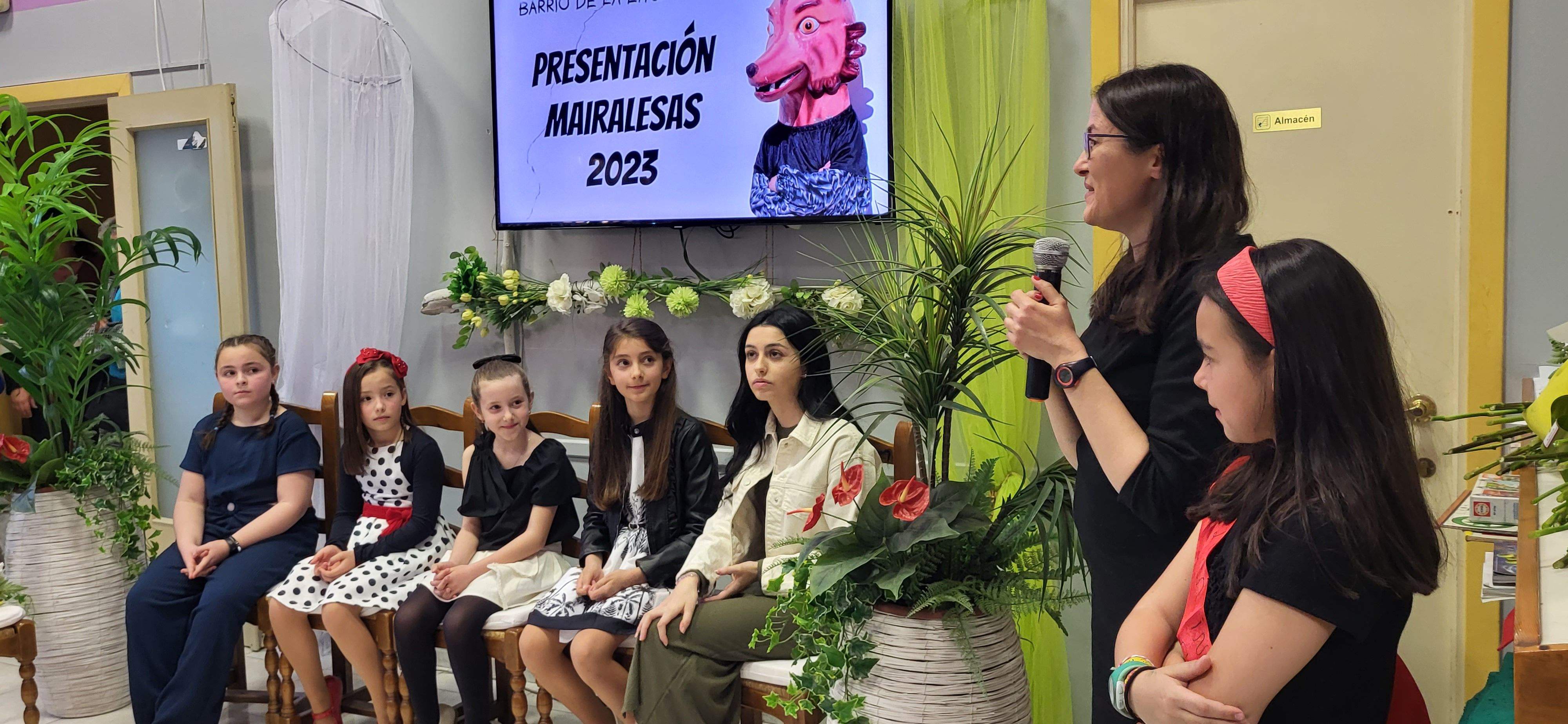  Presentación de las mairalesas del barrio de La Encarnación de Huesca. Foto: Mercedes Manterola