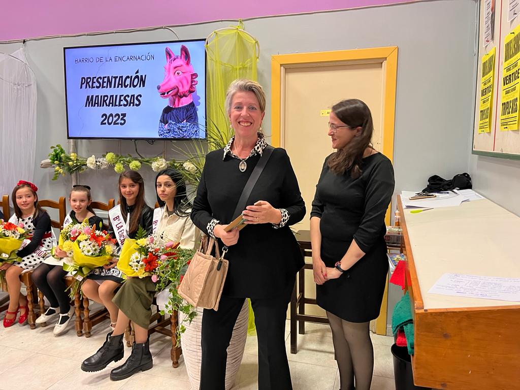 Presentación de las mairalesas del barrio de La Encarnación de Huesca. Foto: Mercedes Manterola
