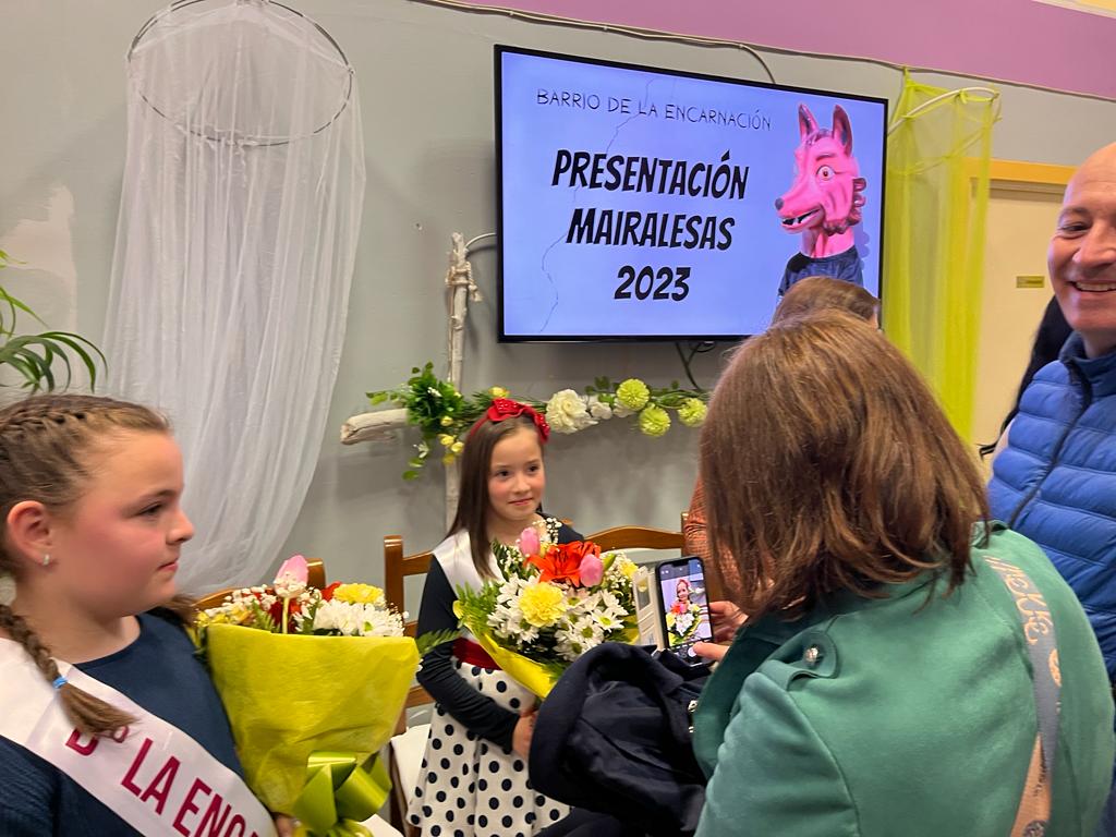 Presentación de las mairalesas del barrio de La Encarnación de Huesca. Foto: Mercedes Manterola