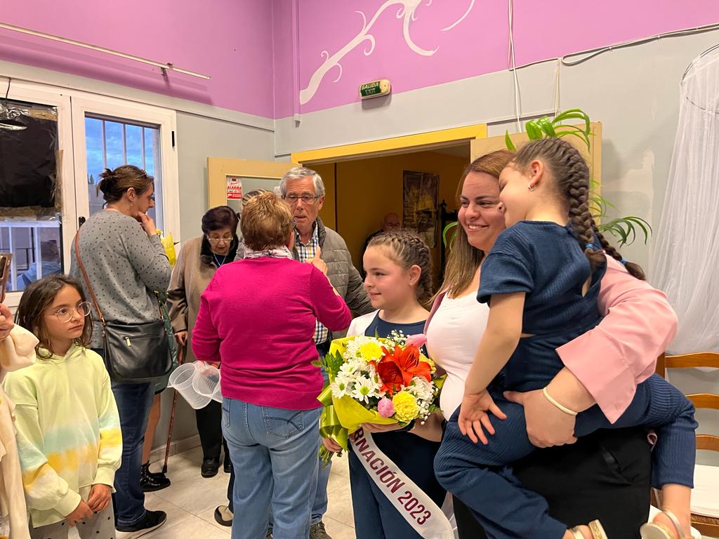  Presentación de las mairalesas del barrio de La Encarnación de Huesca. Foto: Mercedes Manterola