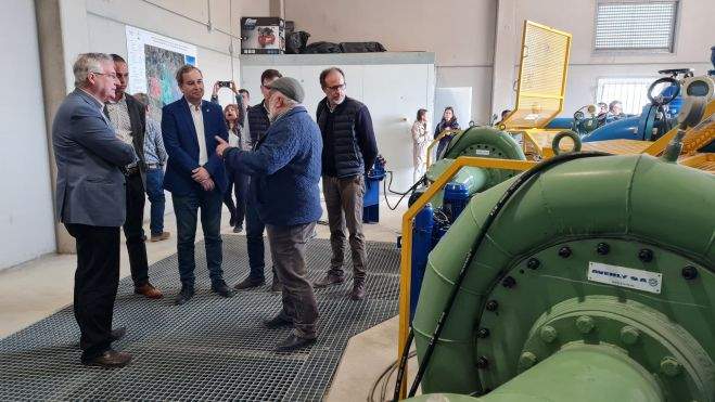 Instalaciones de la Comunidad de Regantes de Binéfar. Instalaciones de la Comunidad de Regantes de Binéfar.