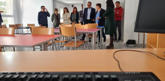 Educación ha invertido 0,4 millones de euros en el IES Ramón y Cajal de Huesca