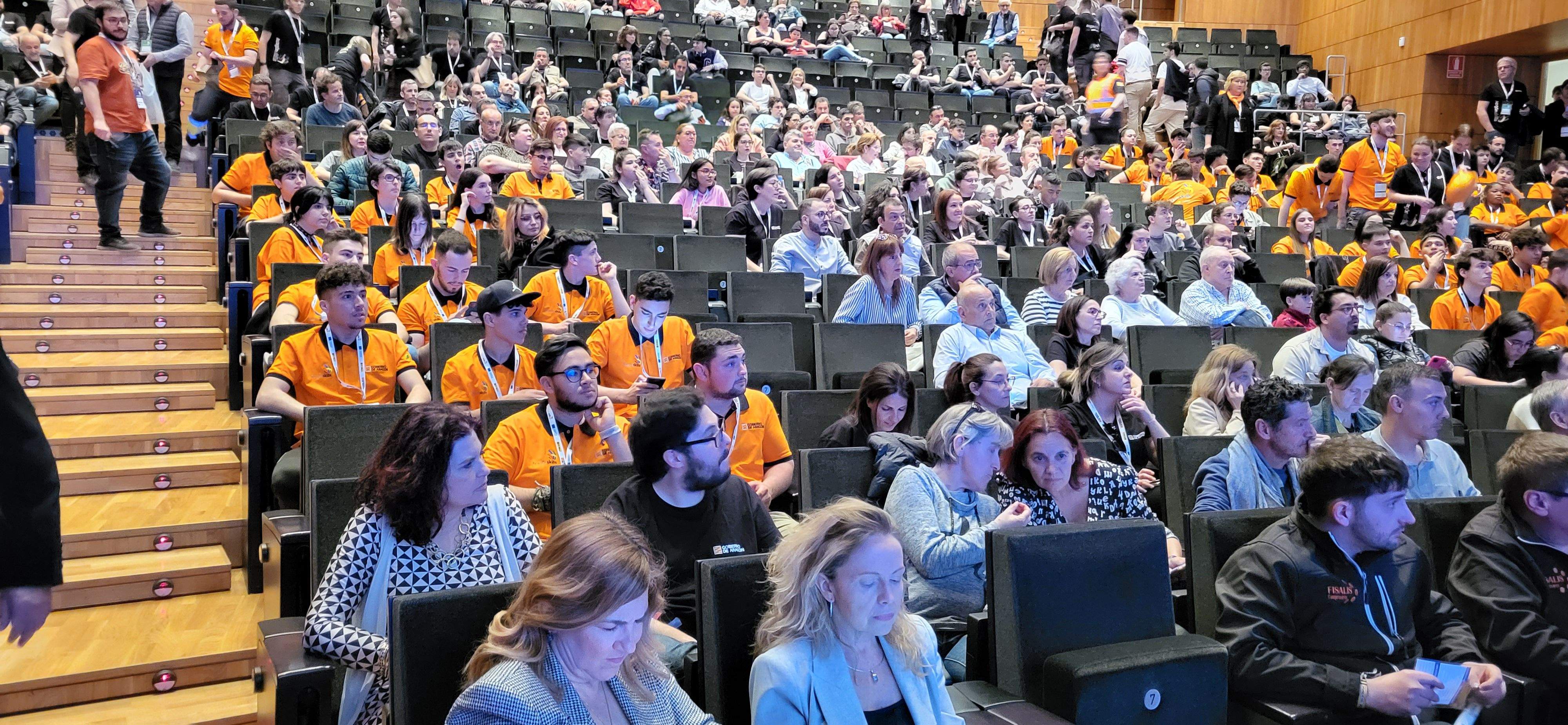 Ceremonia final de las Aragón Skills