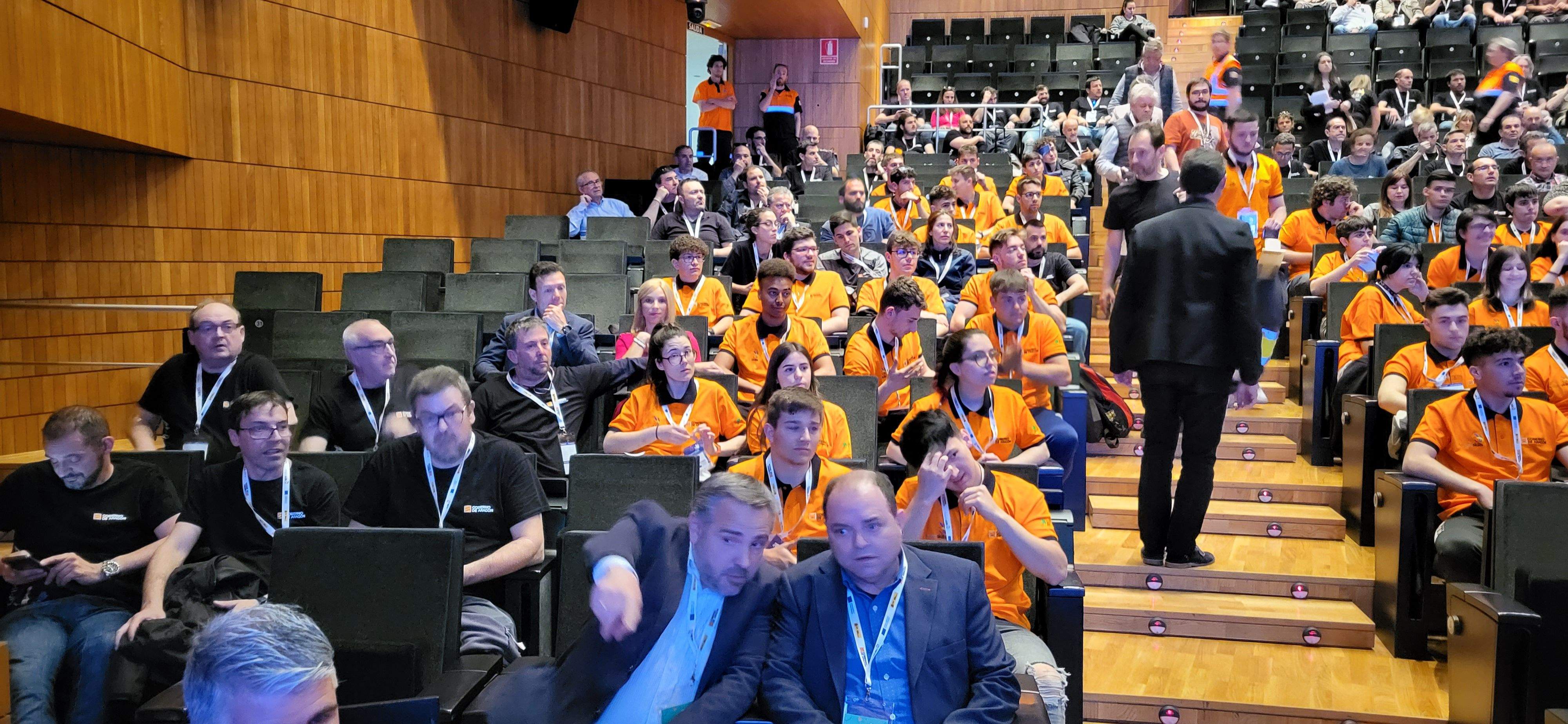 Ceremonia final de las Aragón Skills