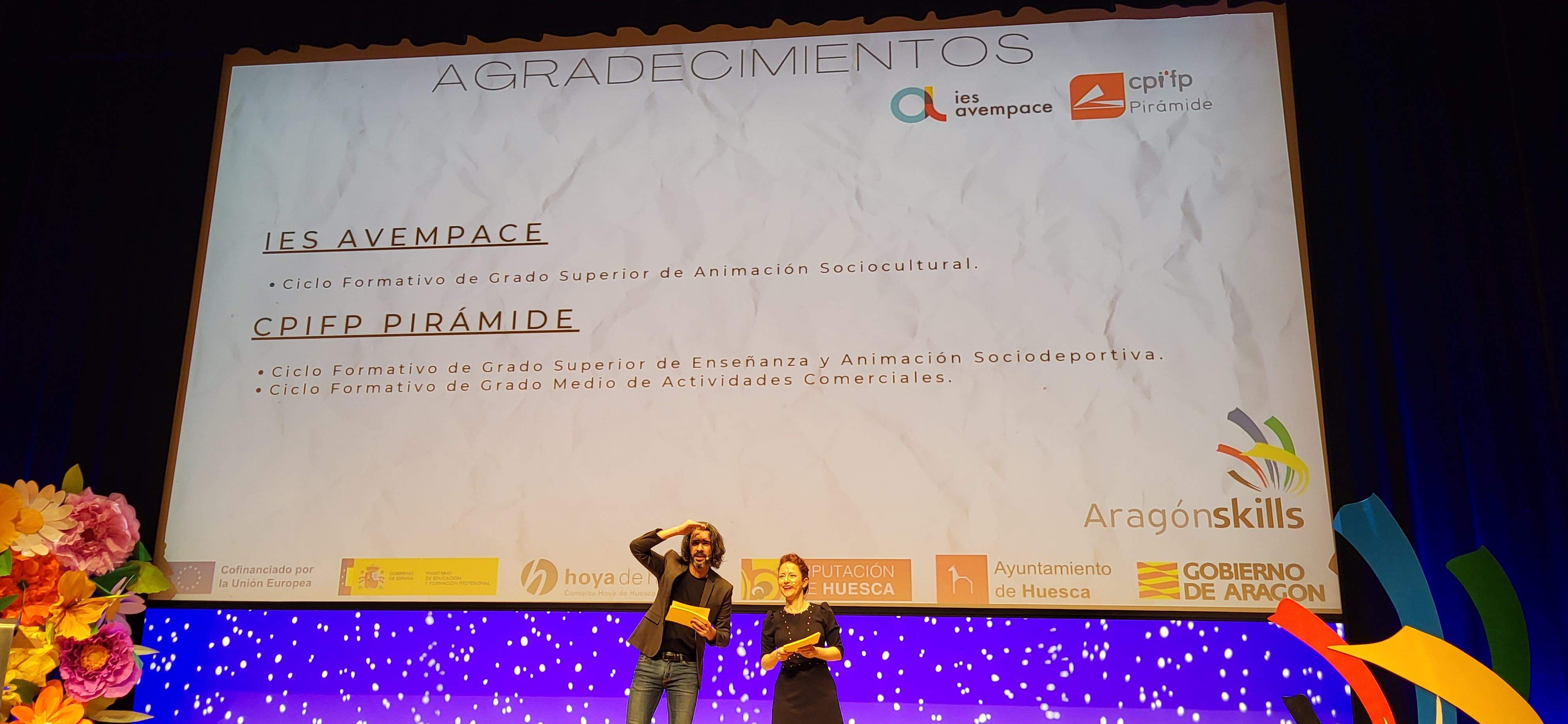 Ceremonia final de las Aragón Skills