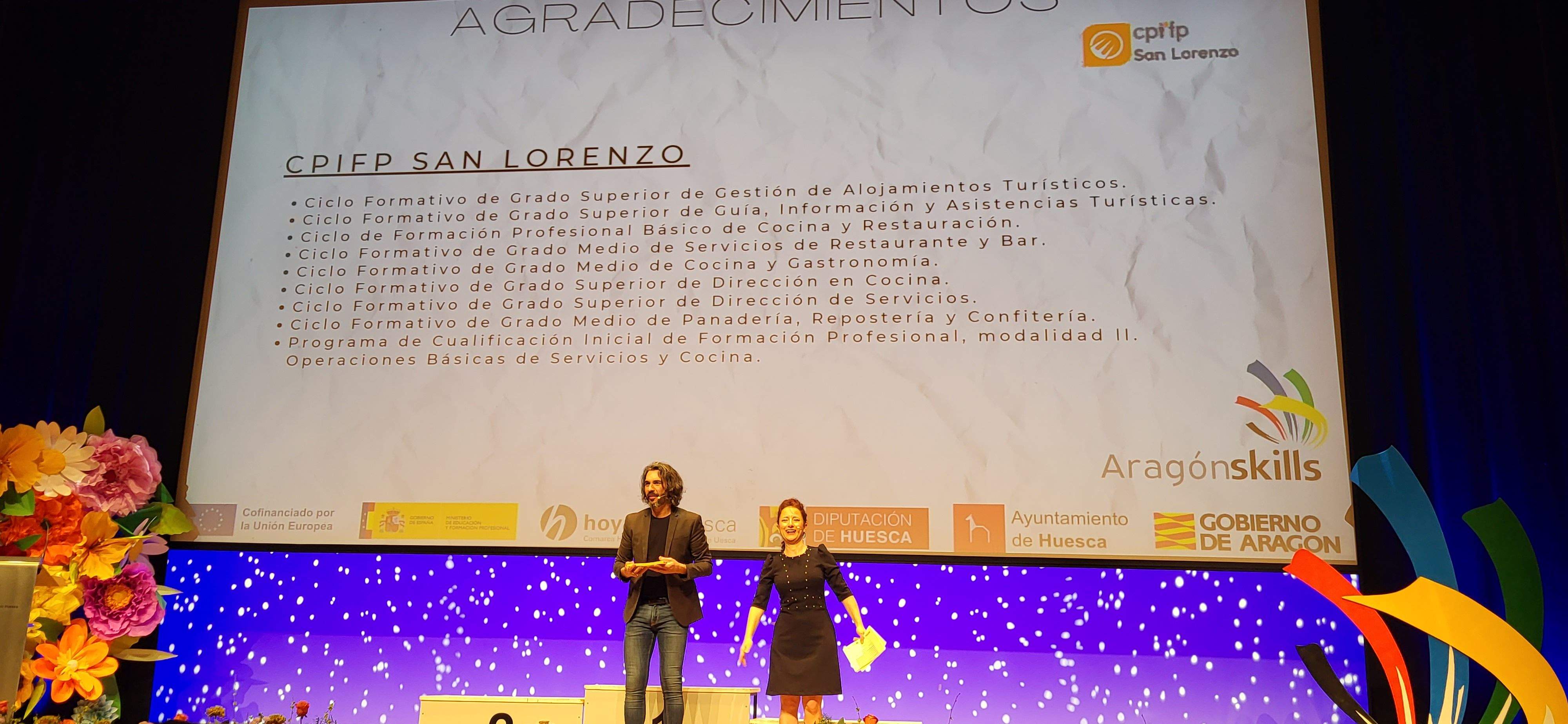 Ceremonia final de las Aragón Skills