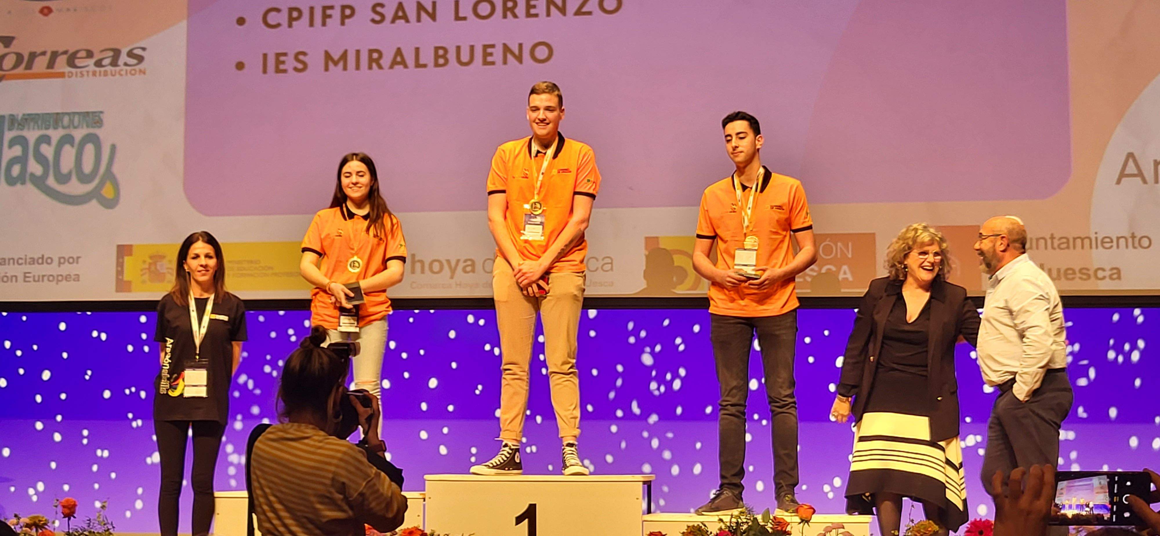 Ceremonia final de las Aragón Skills