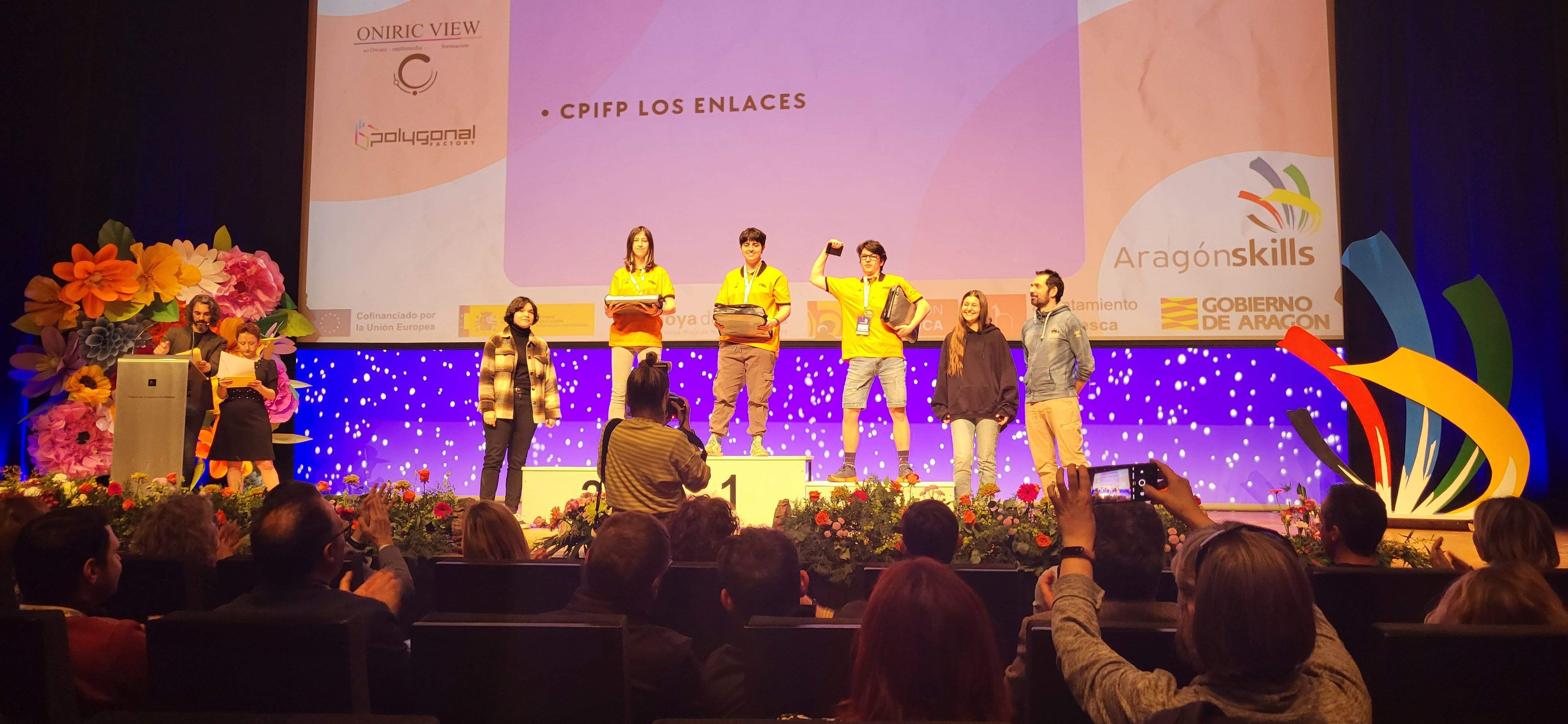 Ceremonia final de las Aragón Skills