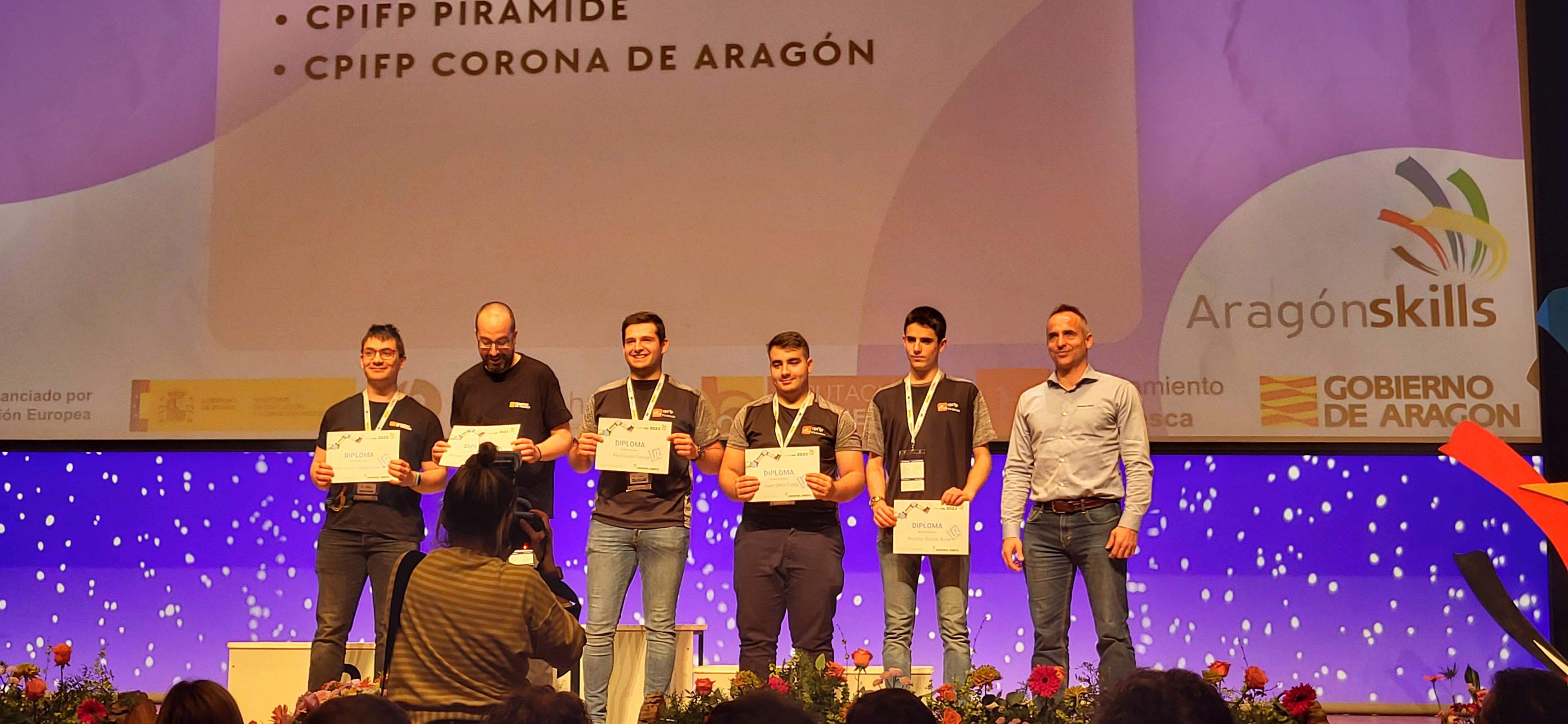 Ceremonia final de las Aragón Skills