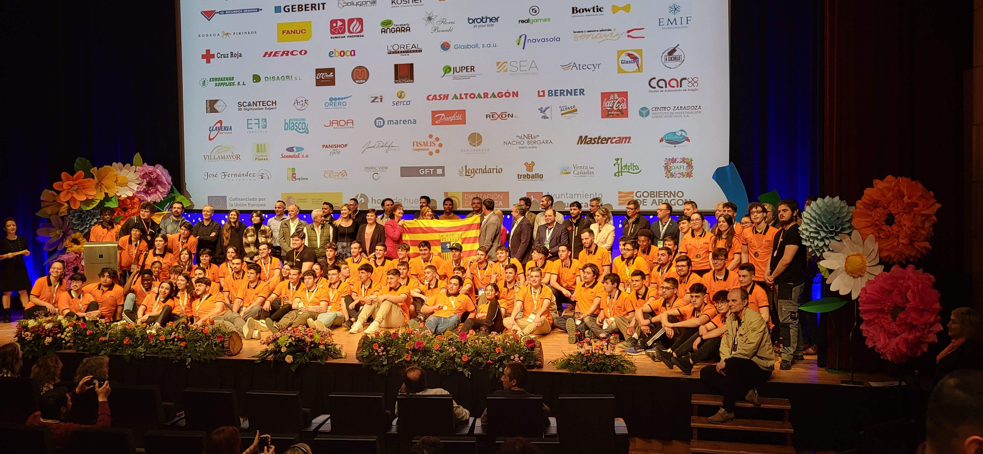 Ceremonia final de las Aragón Skills