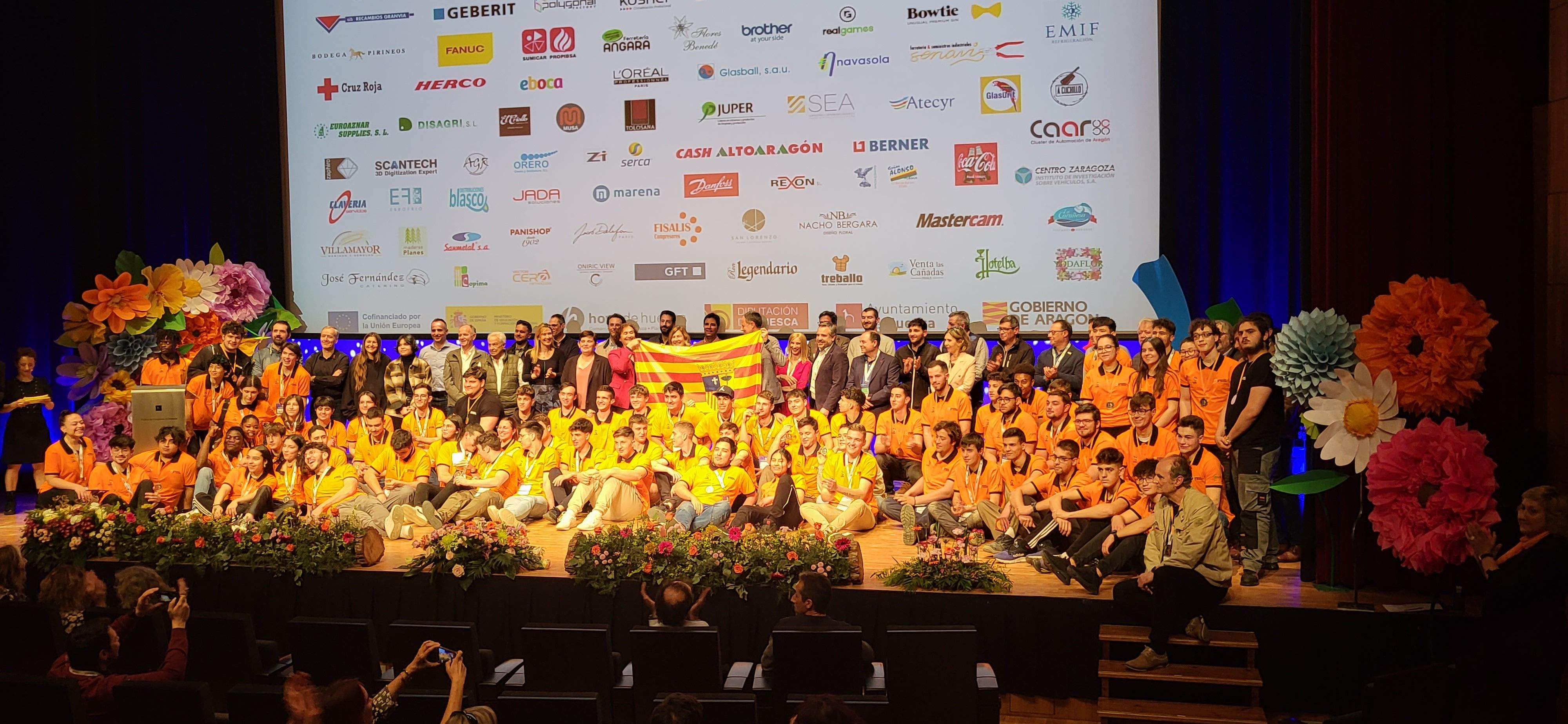 Ceremonia final de las Aragón Skills