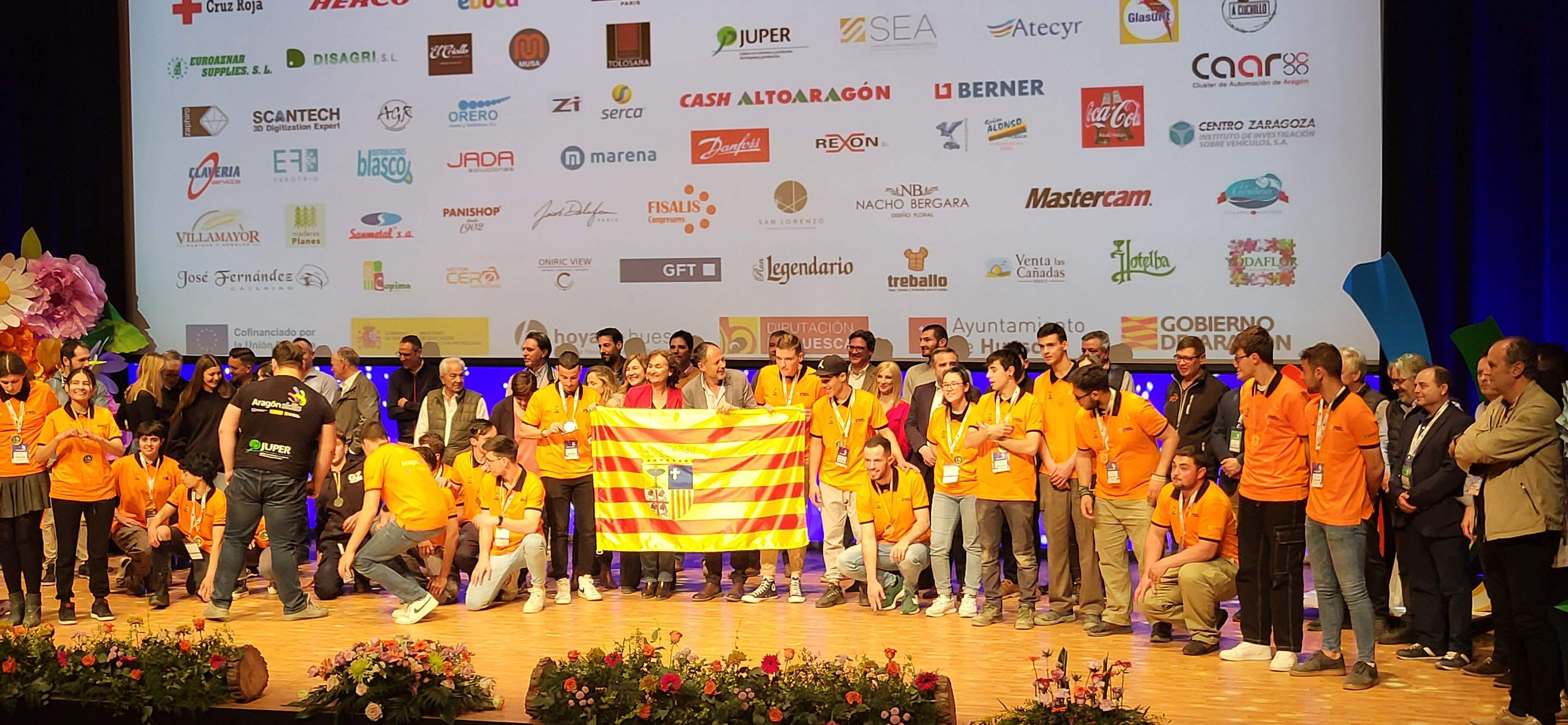 Ceremonia final de las Aragón Skills