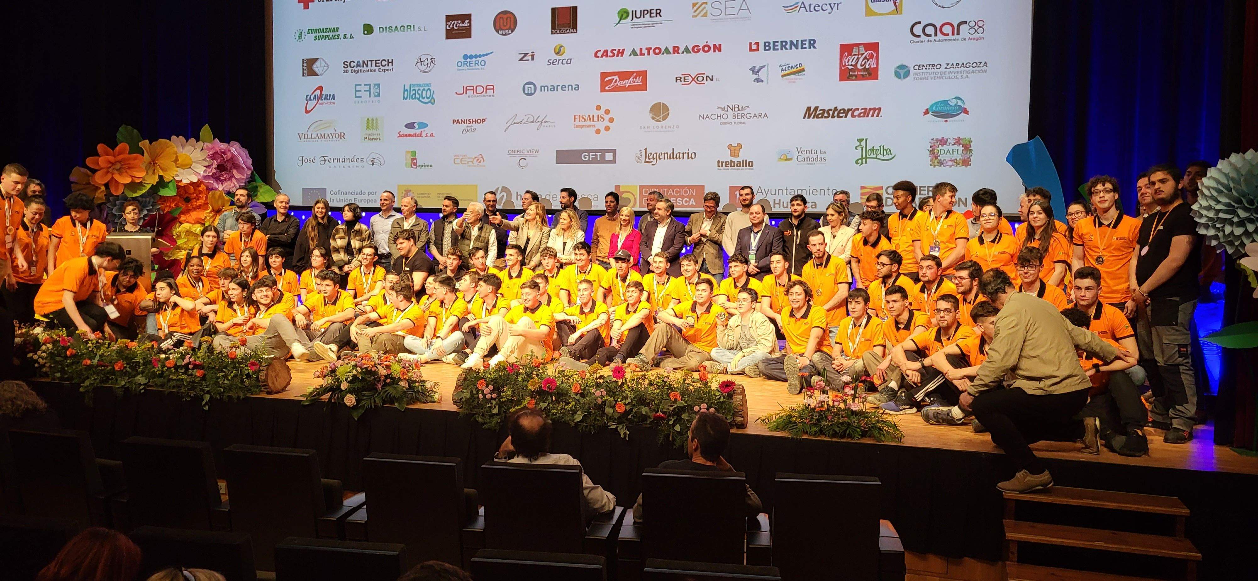 Ceremonia final de las Aragón Skills