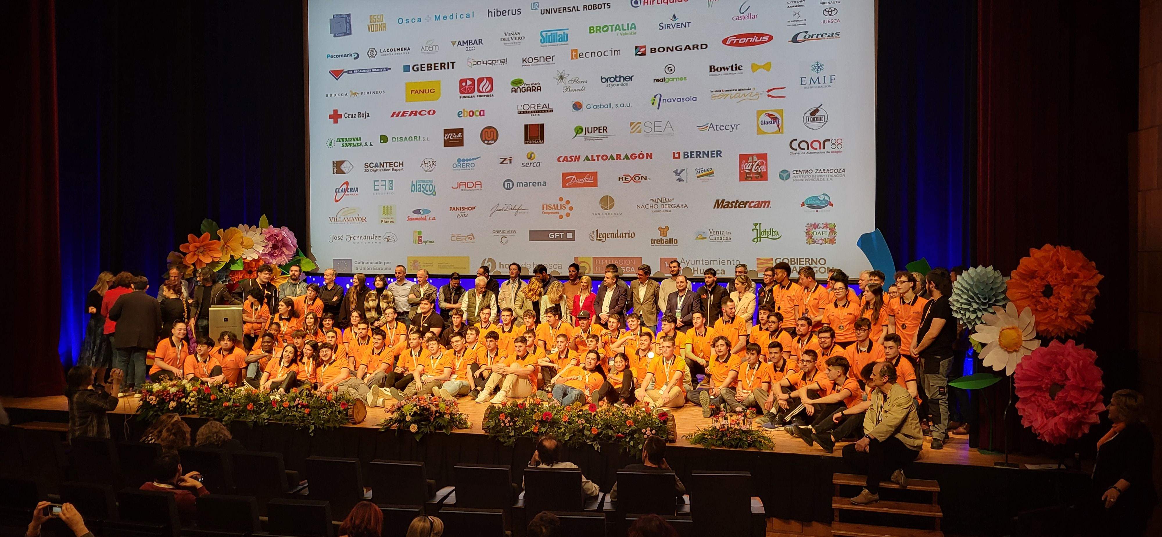 Ceremonia final de las Aragón Skills