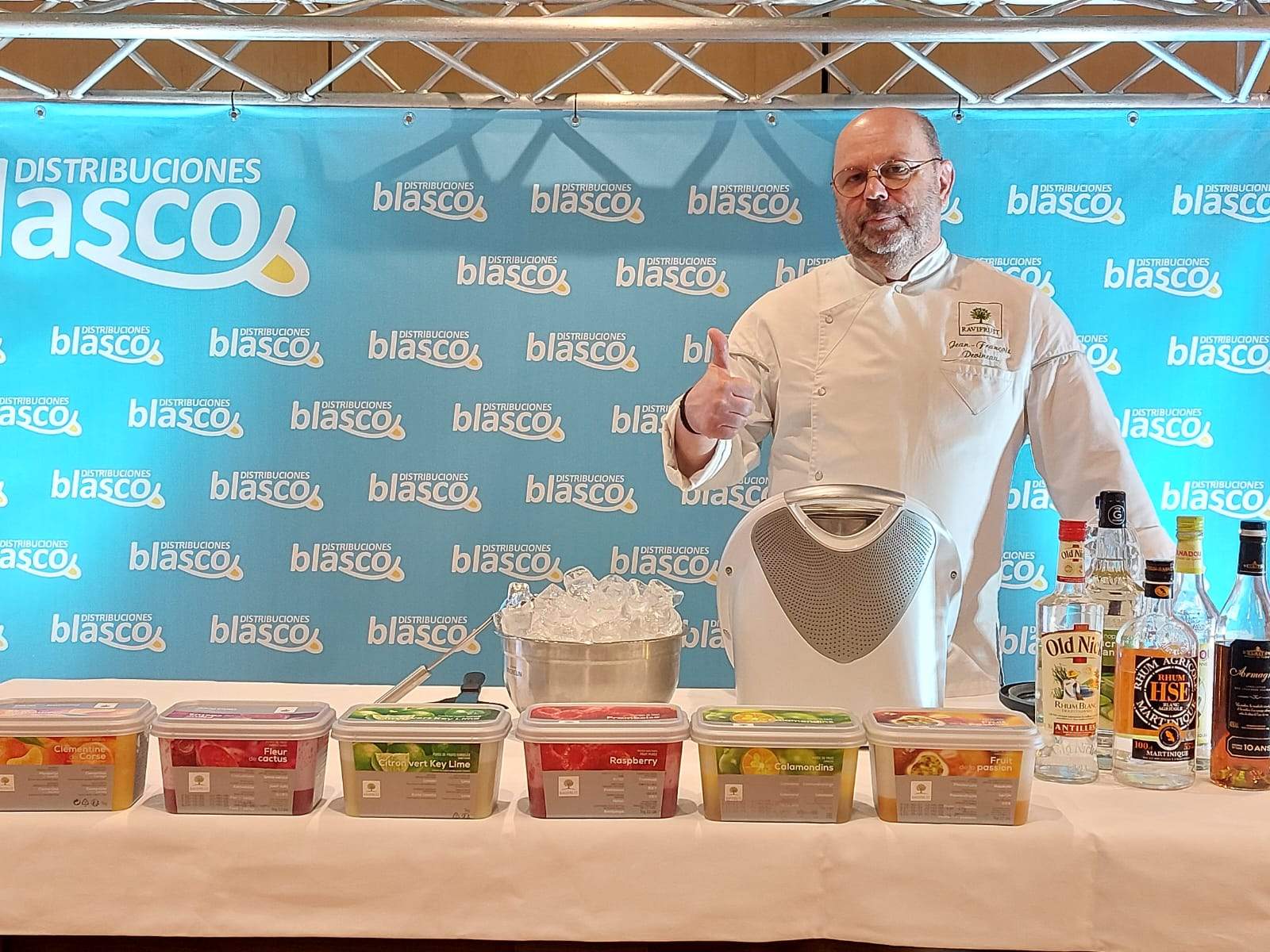 Jean François Devineau en su exhibición